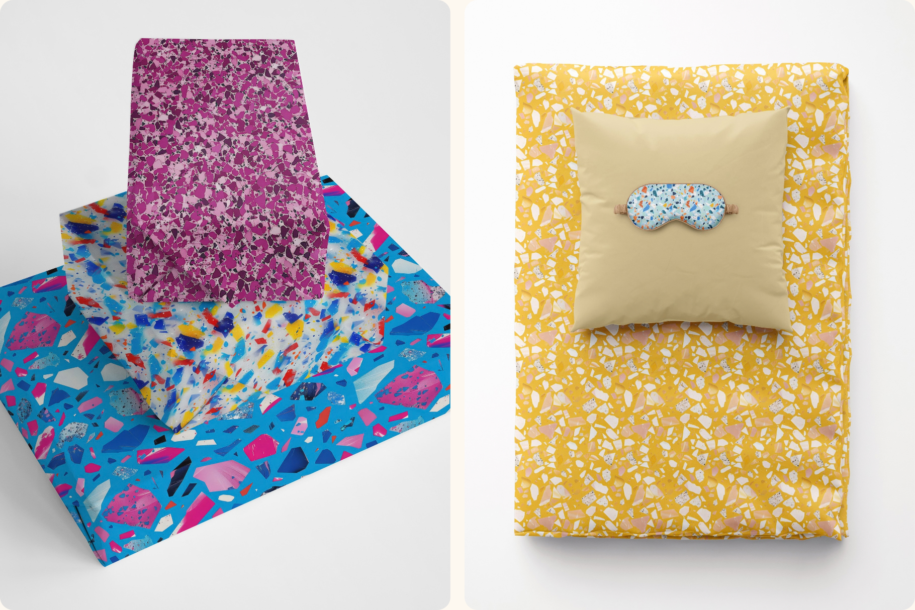 Gelato Terrazzo Patterns: A curated collection of 8 original terrazzo seamless patterns. - image 9