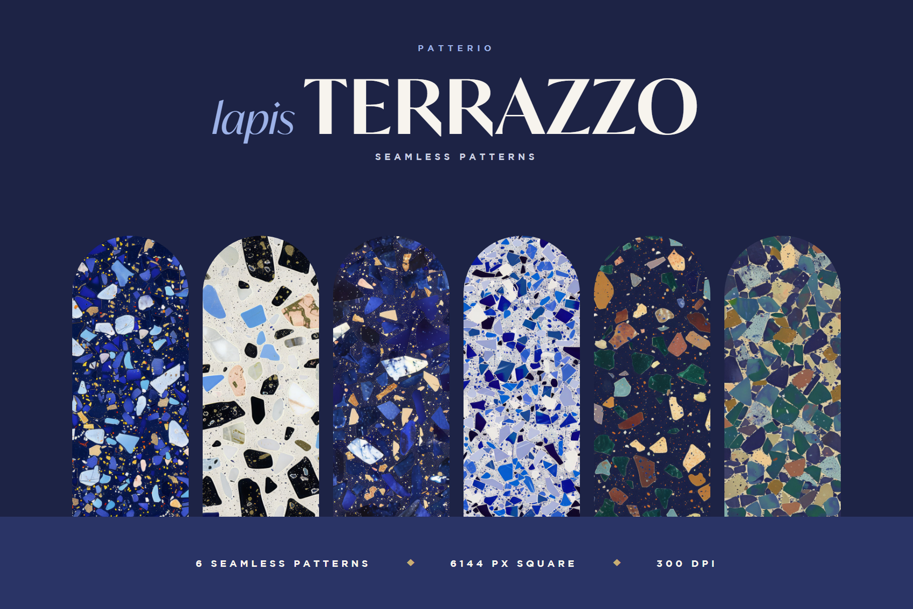 Lapis Terrazzo Patterns