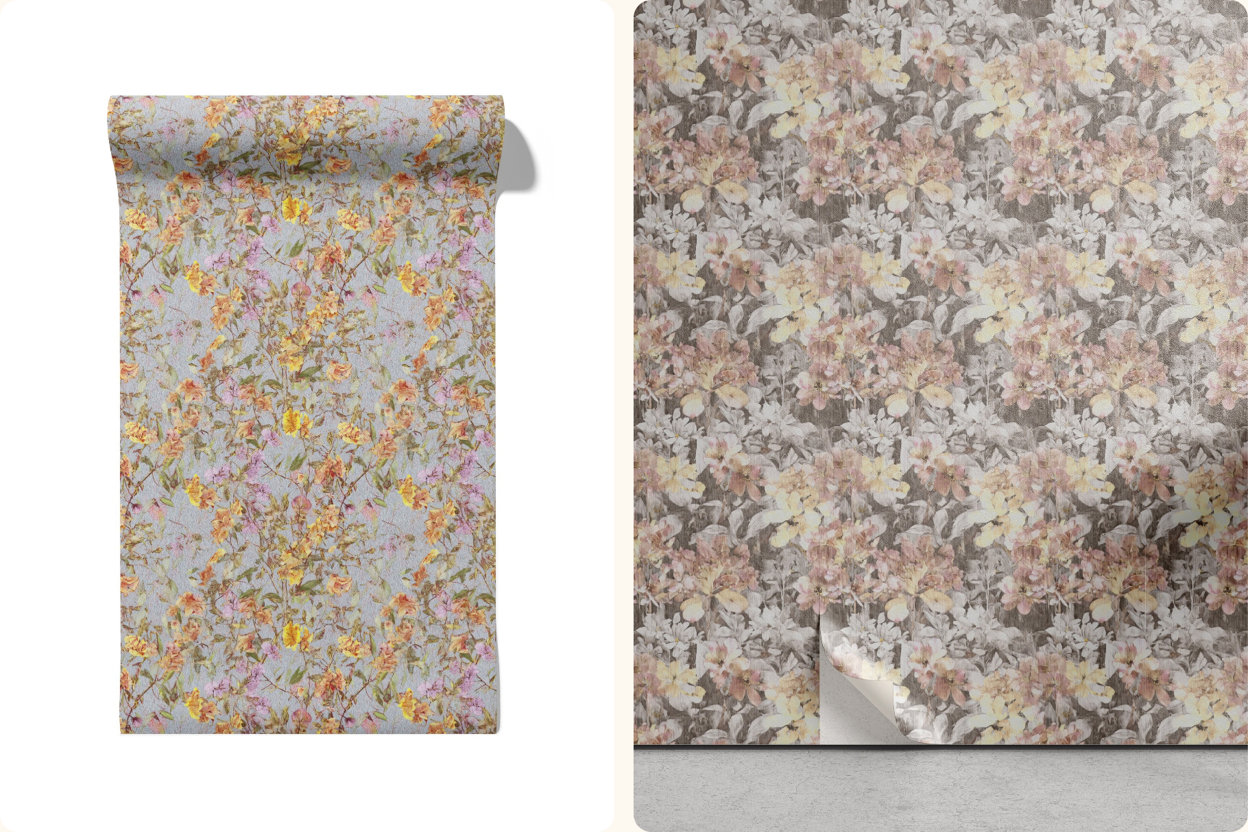 Lilac Haze Vintage Wildflowers: A curated collection of 10 original vintage wildflower seamless patterns. - image 8