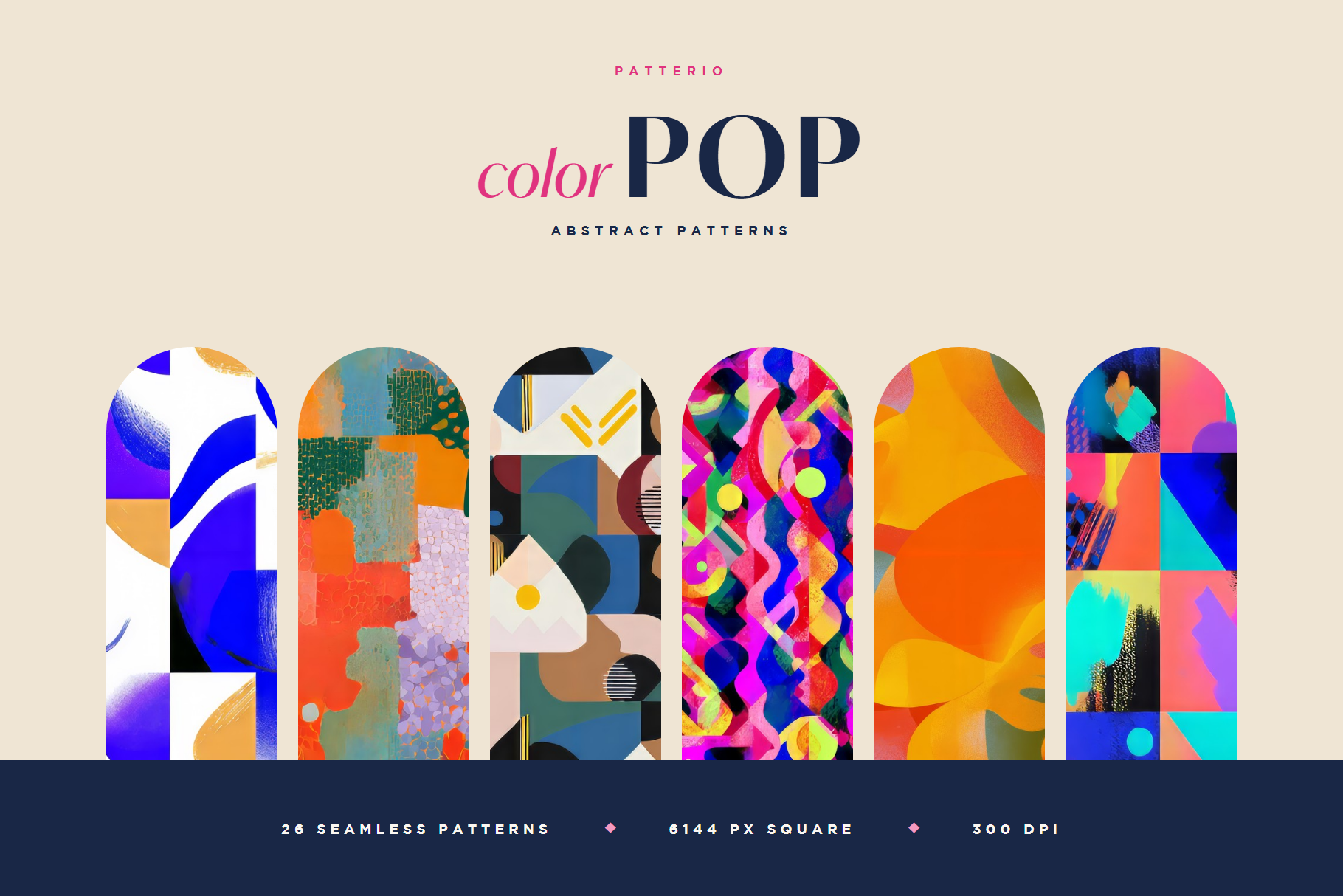 Color Pop Abstract Patterns