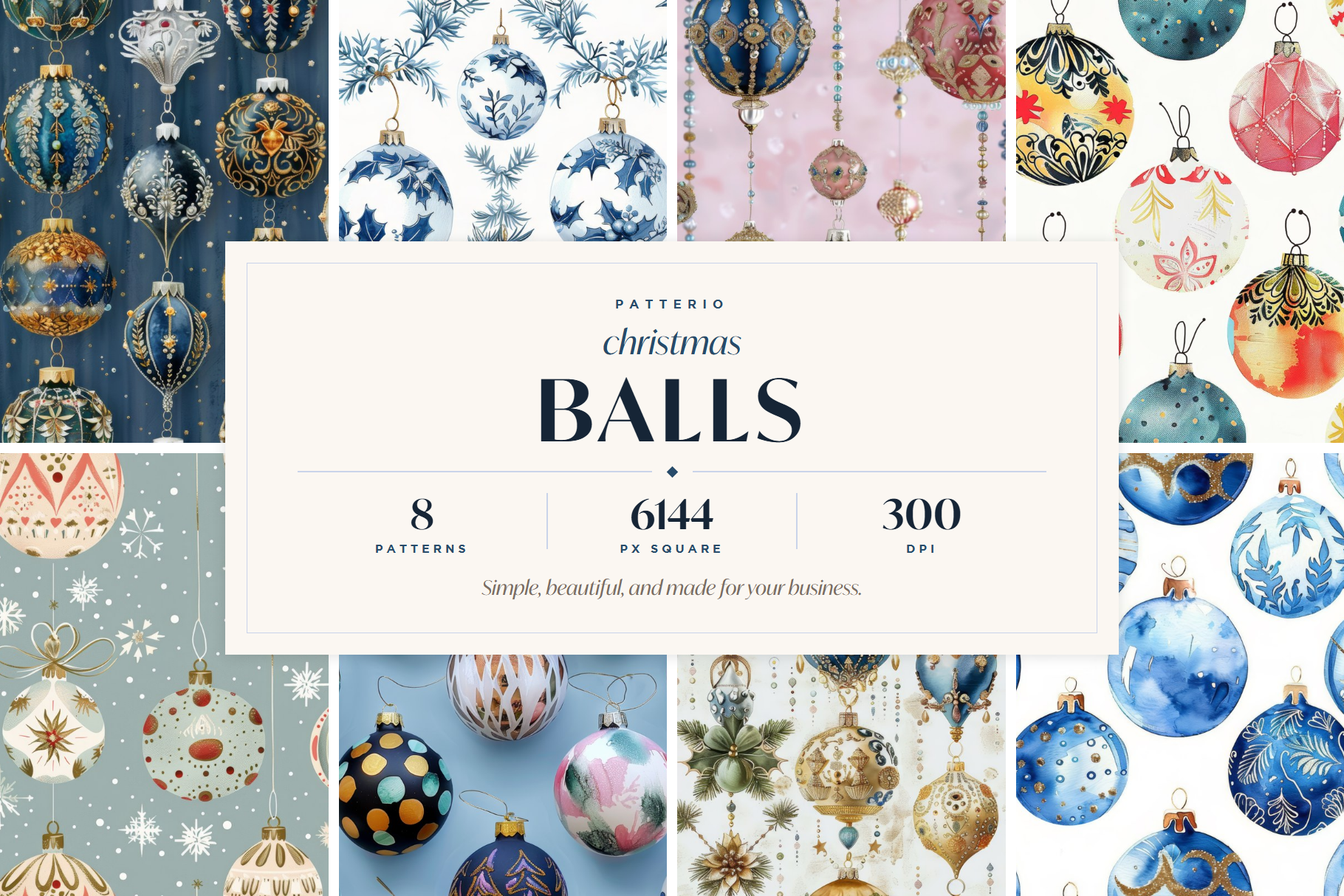 Christmas Balls Patterns