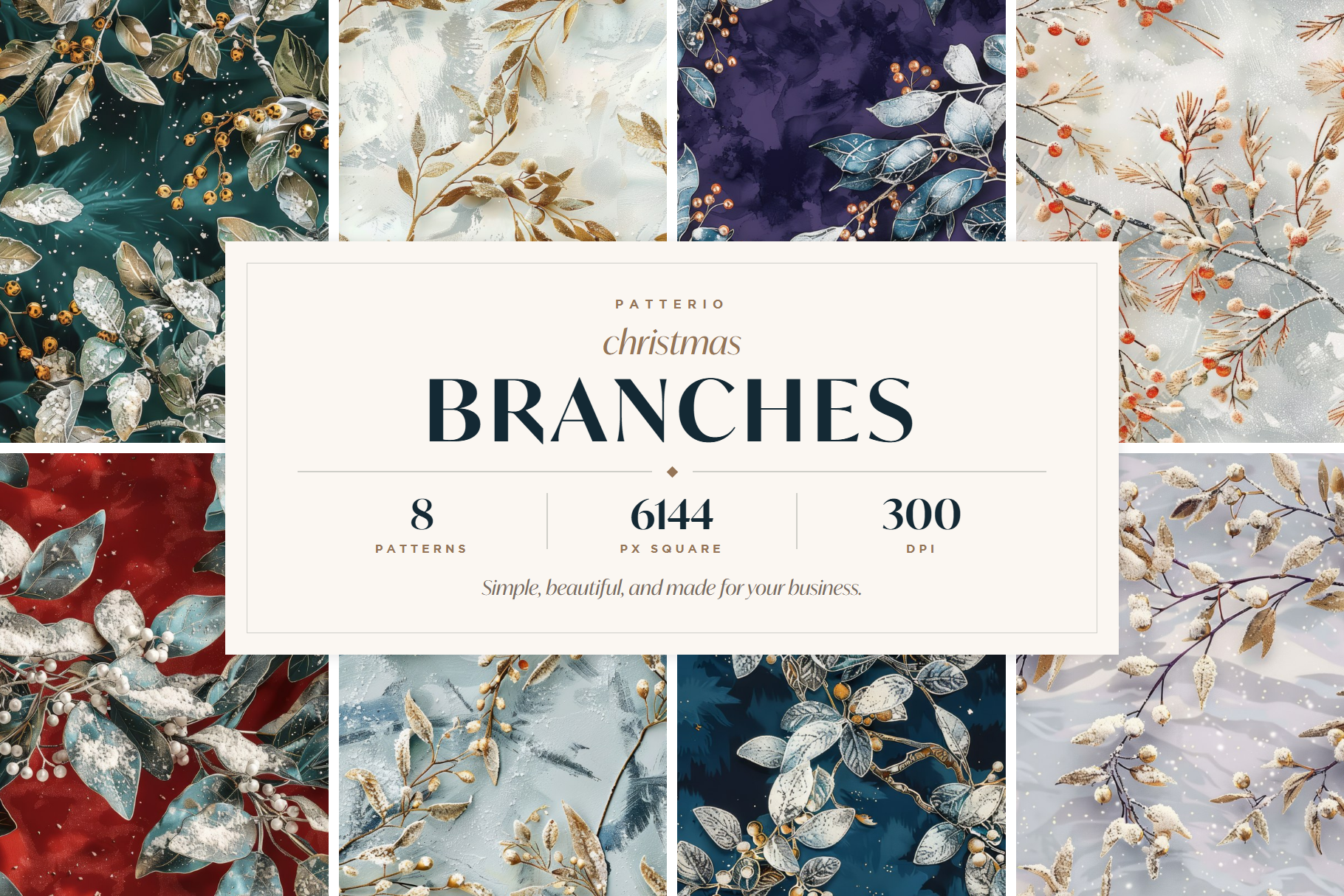 Christmas Branches Patterns