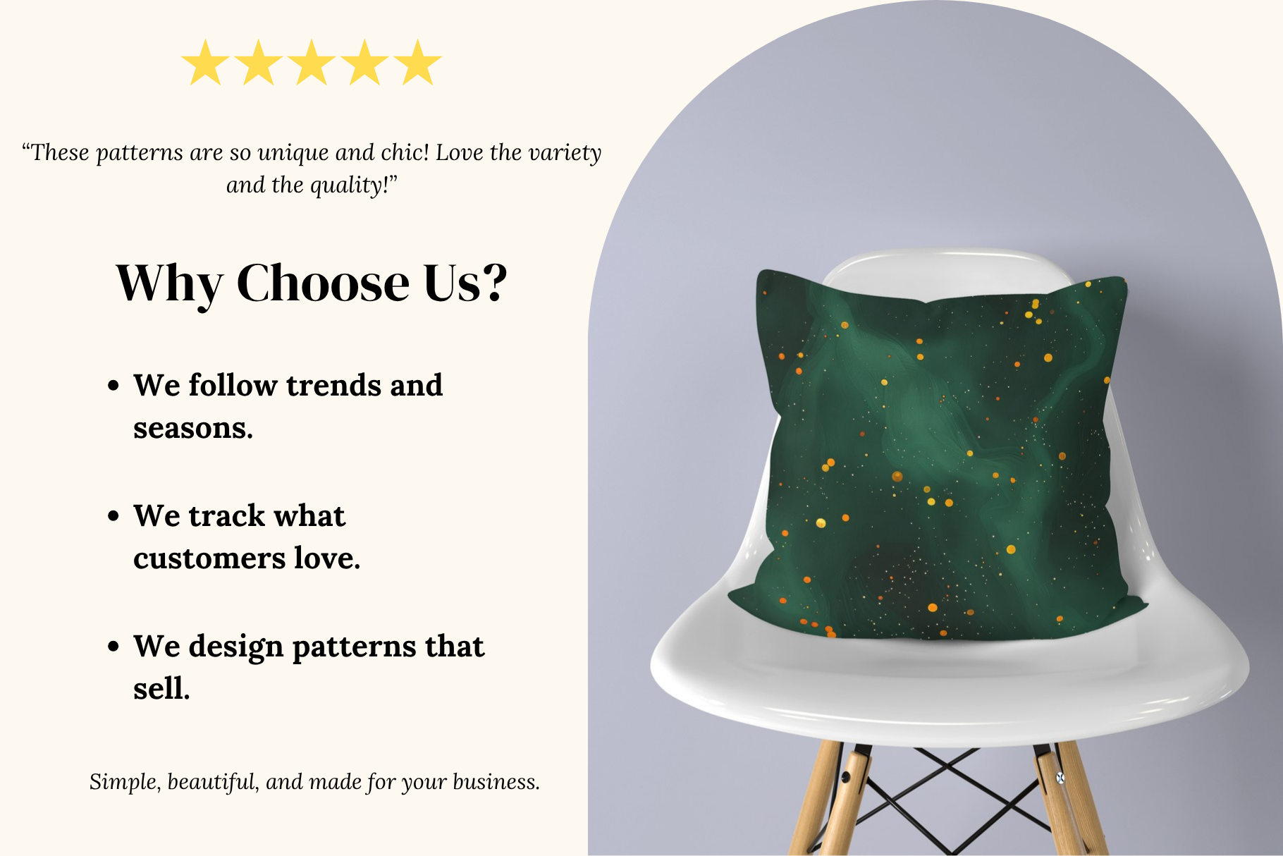 Christmas Abstract Patterns, part 2: A curated collection of 8 original Christmas stars and dots seamless patterns. - image 3
