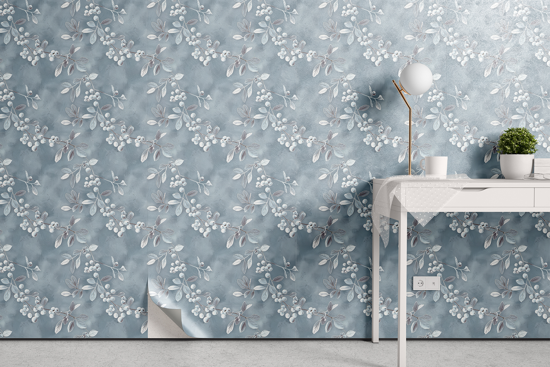 Winter Botanical Patterns: A curated collection of 12 original winter botanical seamless patterns. - image 5