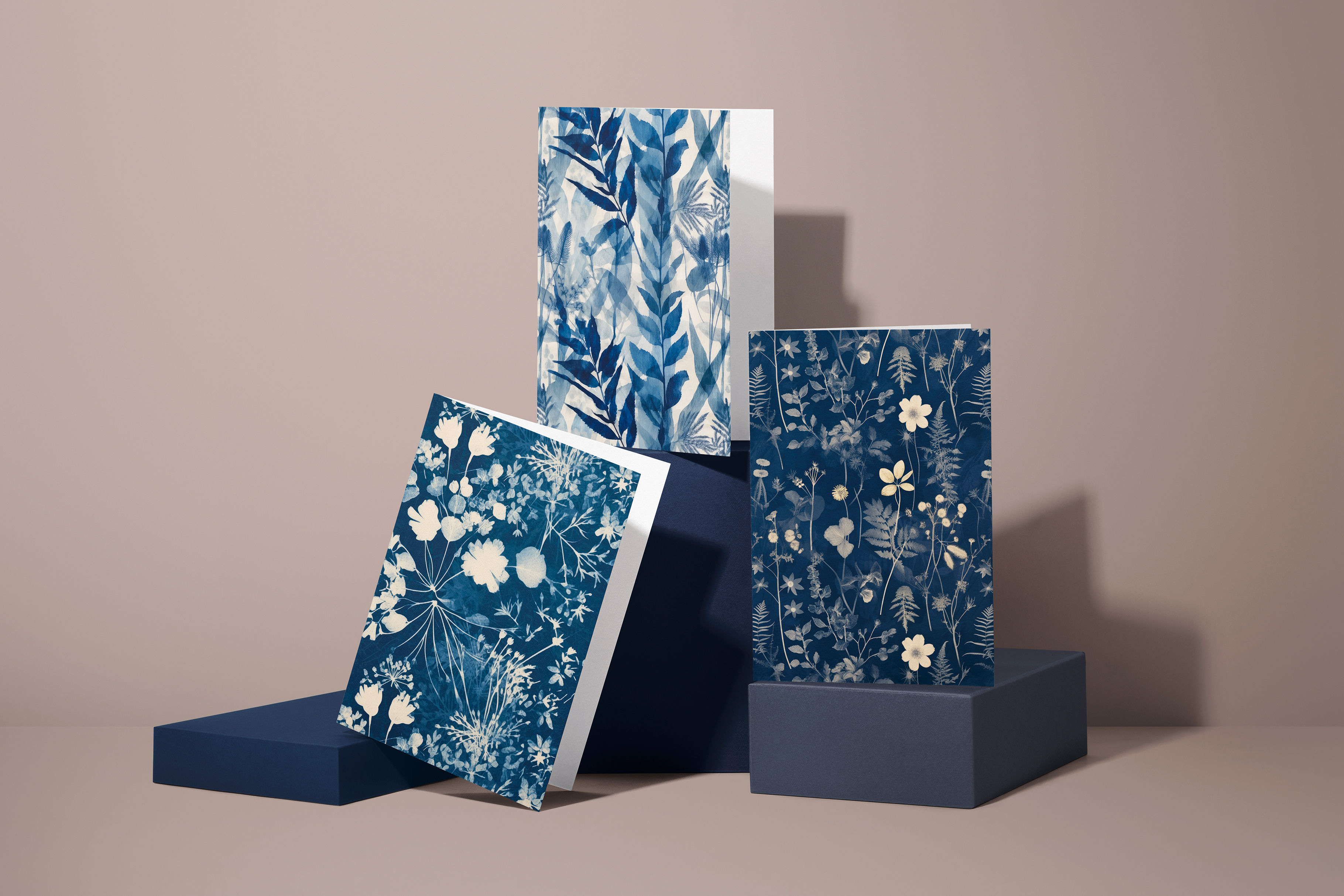 Cyanotype Botanical Patterns: A curated collection of 8 original cyanotype botanical seamless patterns. - image 7