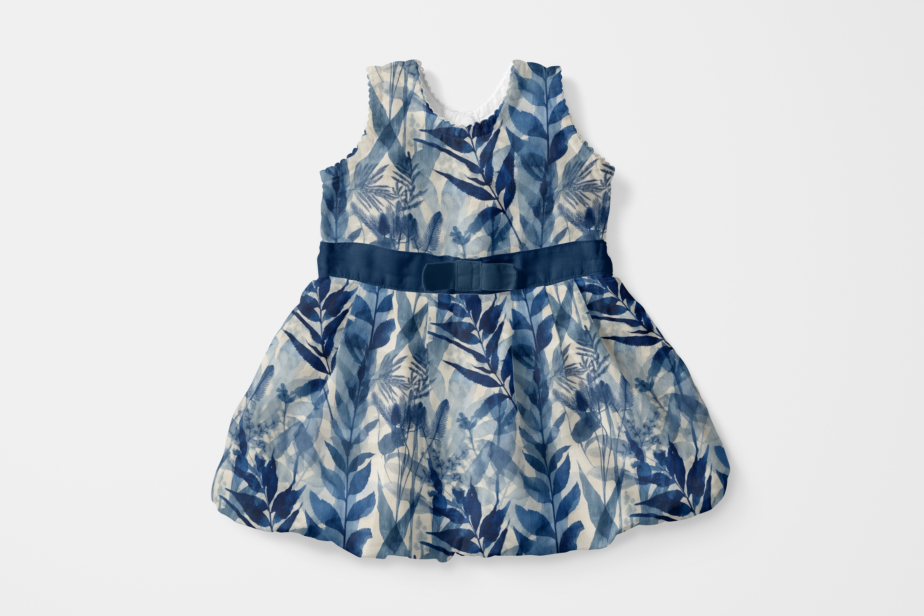 Cyanotype Botanical Patterns: A curated collection of 8 original cyanotype botanical seamless patterns. - image 8