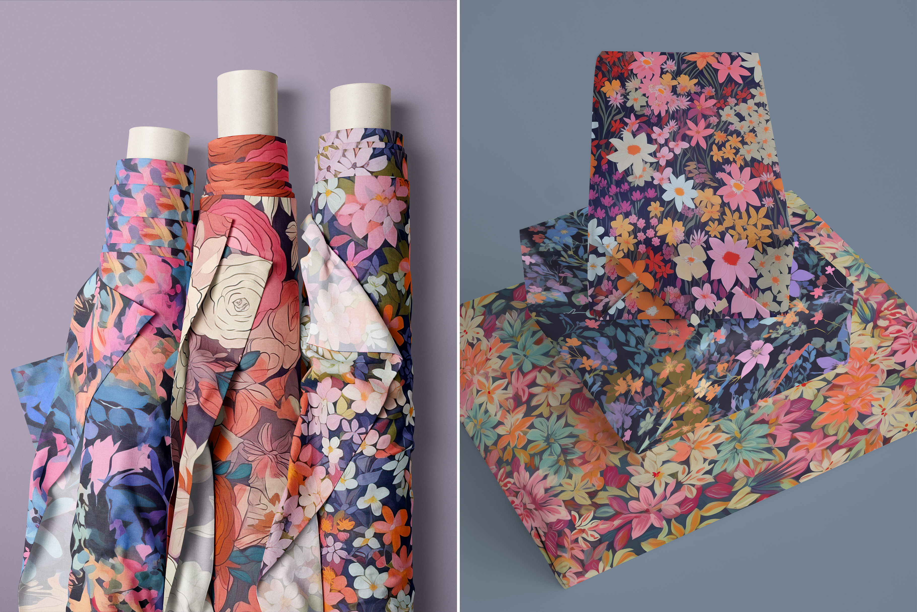 Ditsy Florals Patterns: A curated collection of 6 original ditsy floral seamless patterns. - image 9