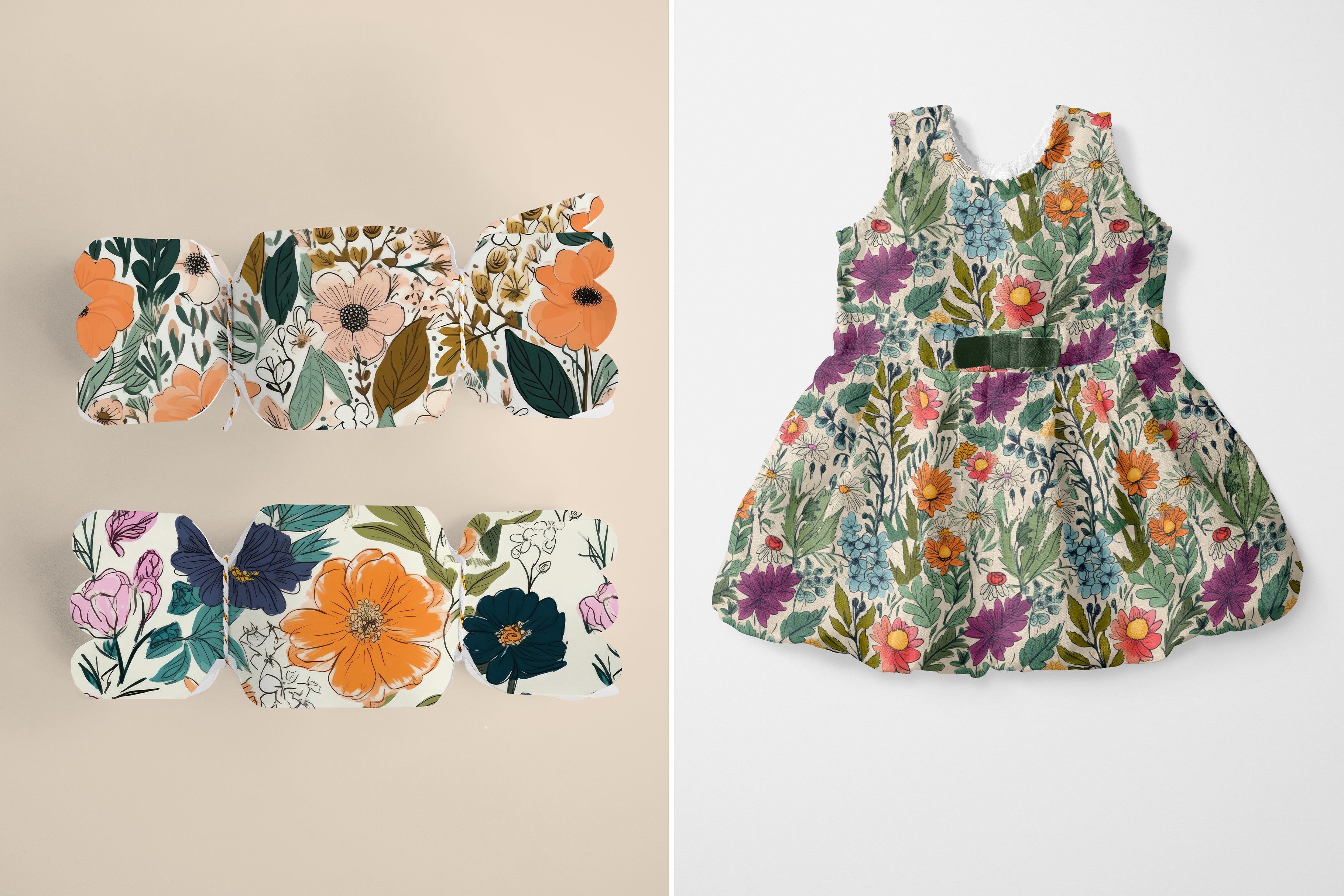 Summer Floral Patterns: A curated collection of 6 original summer floral seamless patterns. - image 9