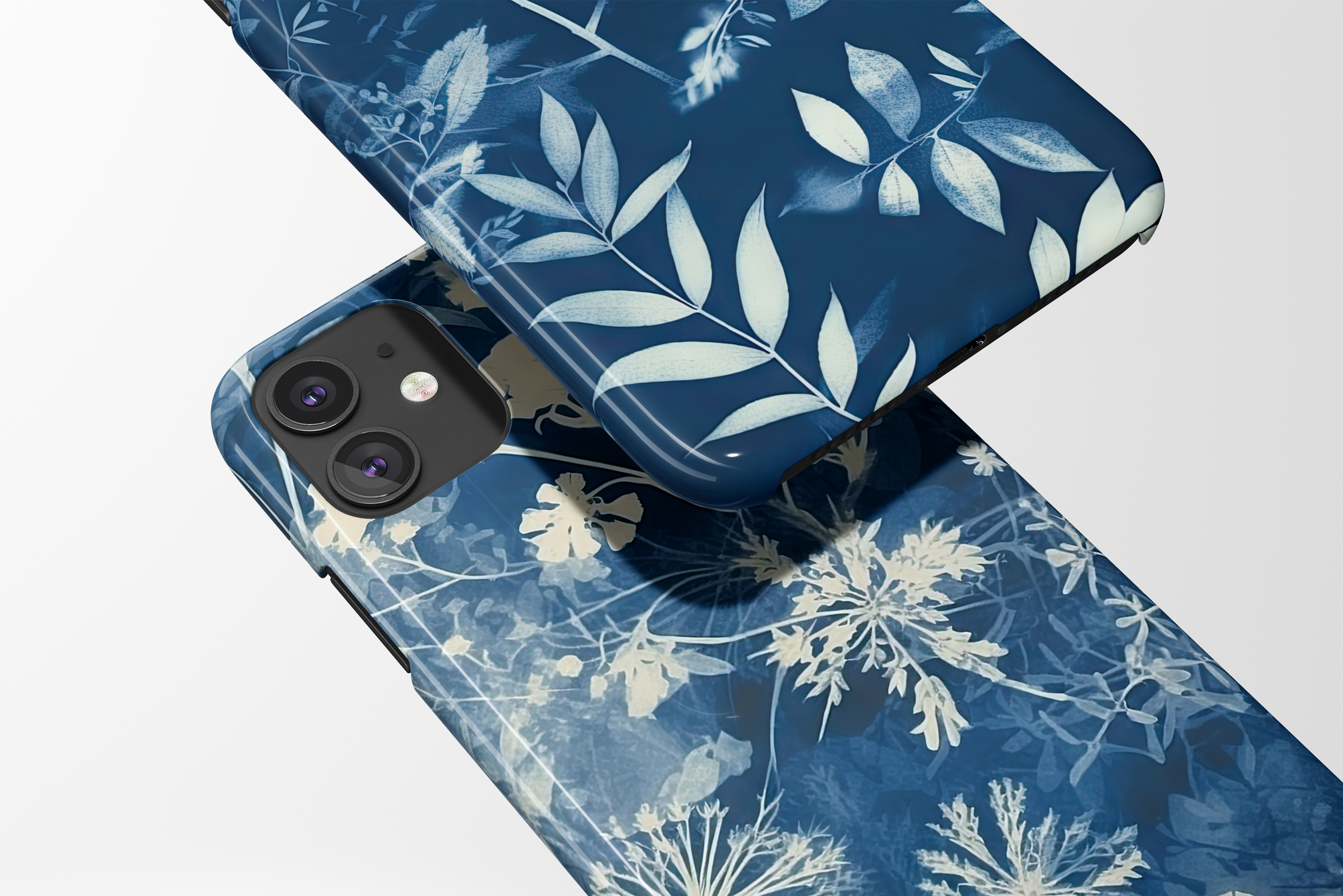 Cyanotype Botanical Patterns, part 2: A curated collection of 12 original cyanotype botanical seamless patterns. - image 9