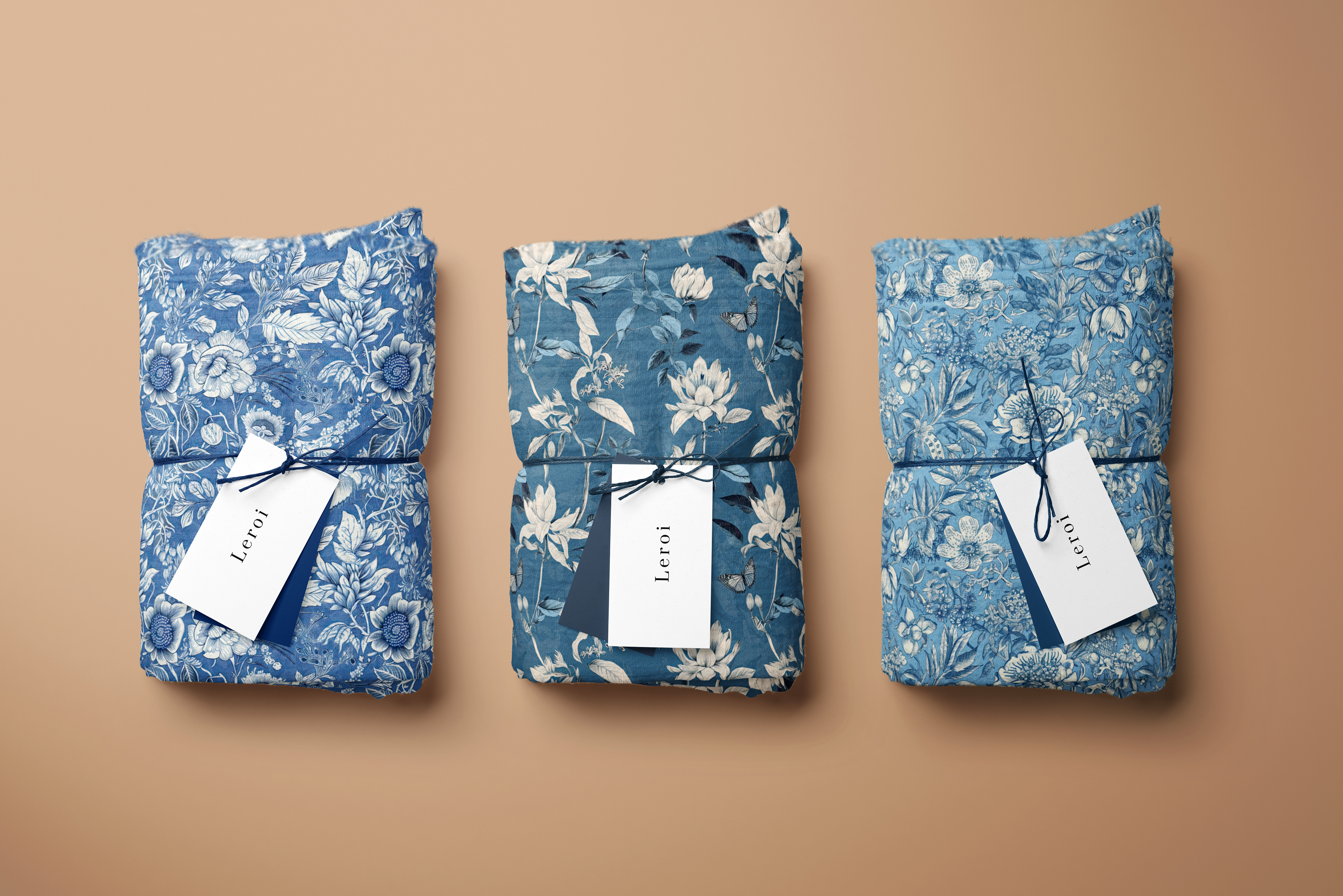 Chinoiserie Blue Botanical Patterns: A curated collection of 5 original chinoiserie blue botanical seamless patterns. - image 6