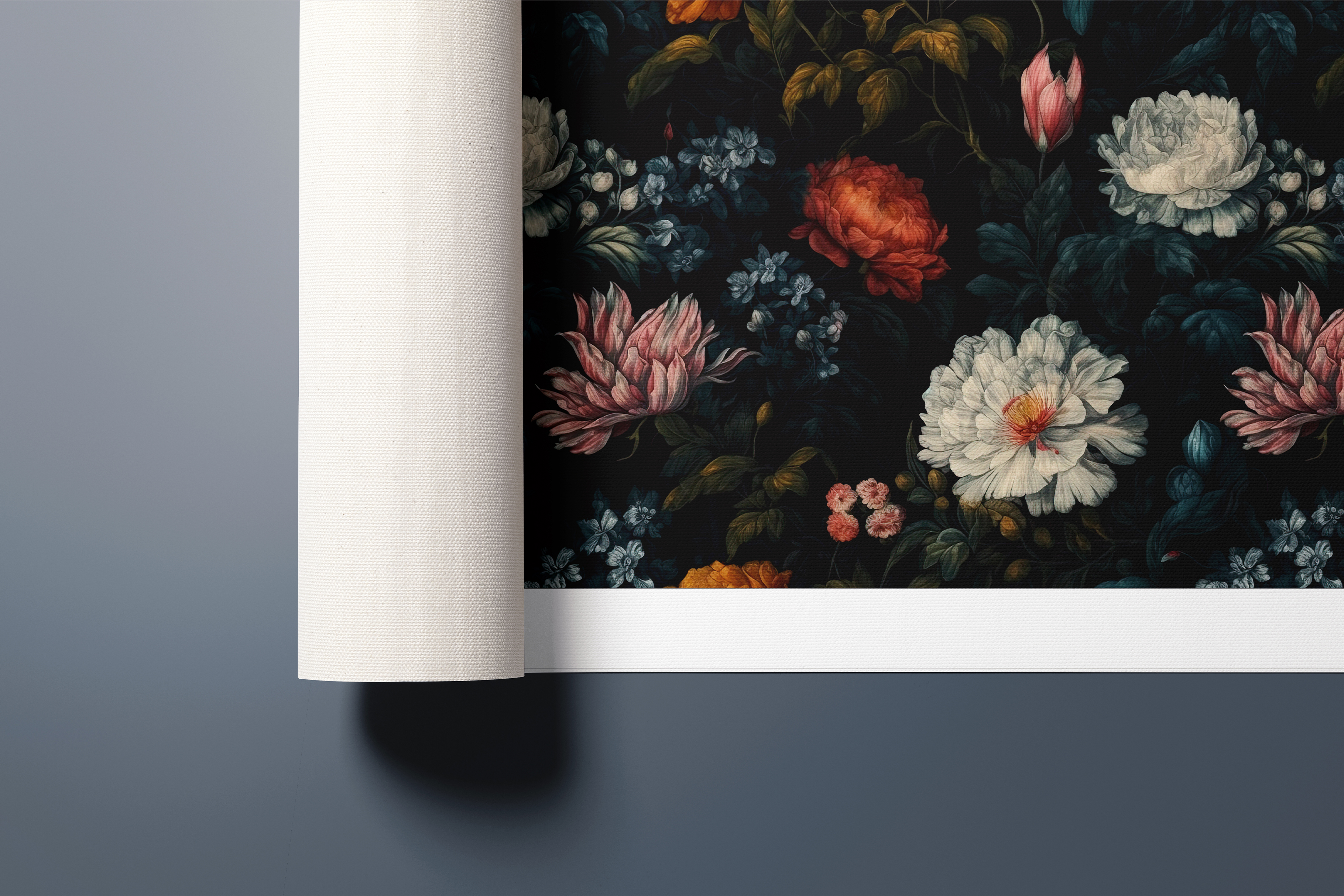 Dutch Dark Floral Patterns: A curated collection of 6 original dutch dark floral seamless patterns. - image 10
