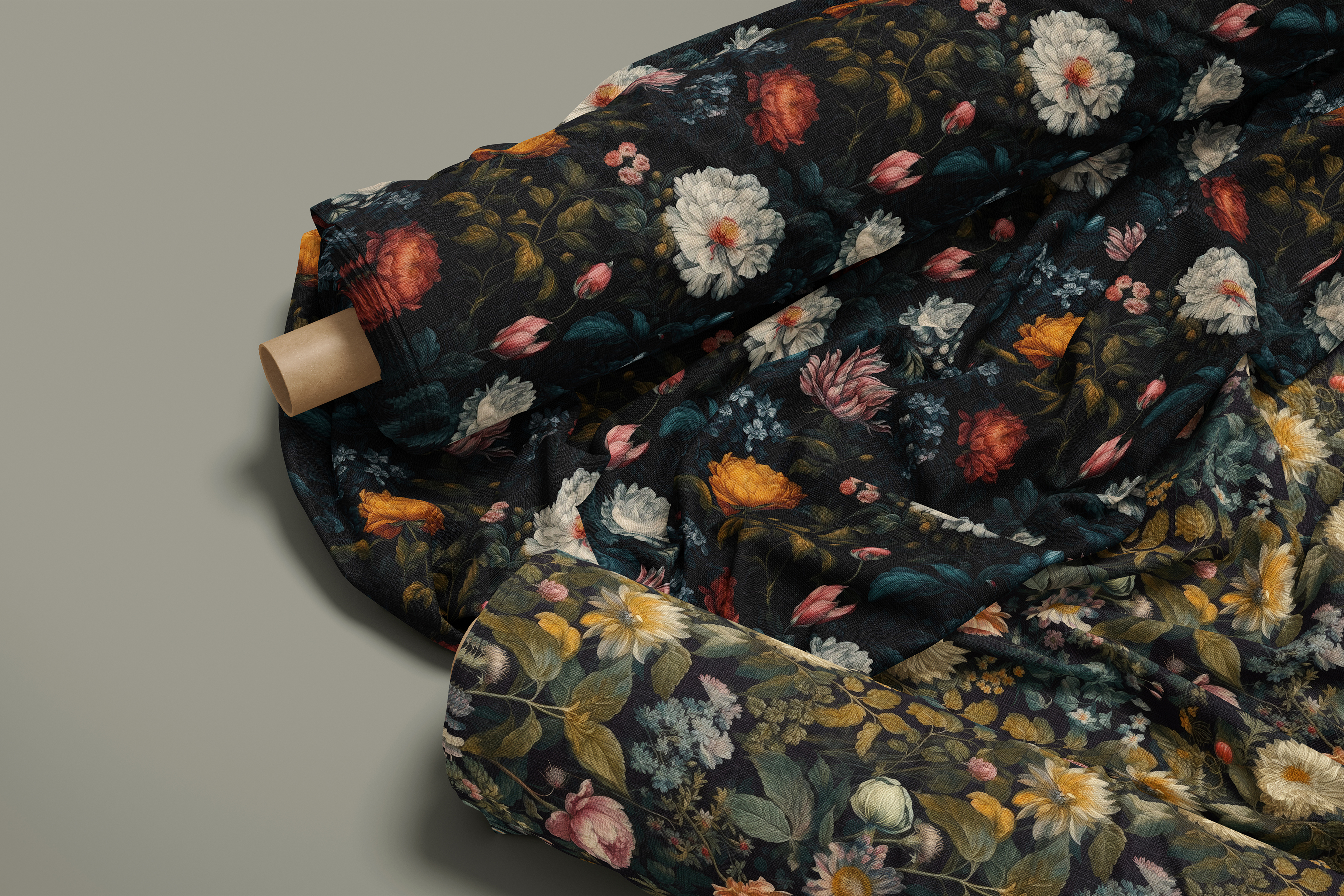 Dutch Dark Floral Patterns: A curated collection of 6 original dutch dark floral seamless patterns. - image 5