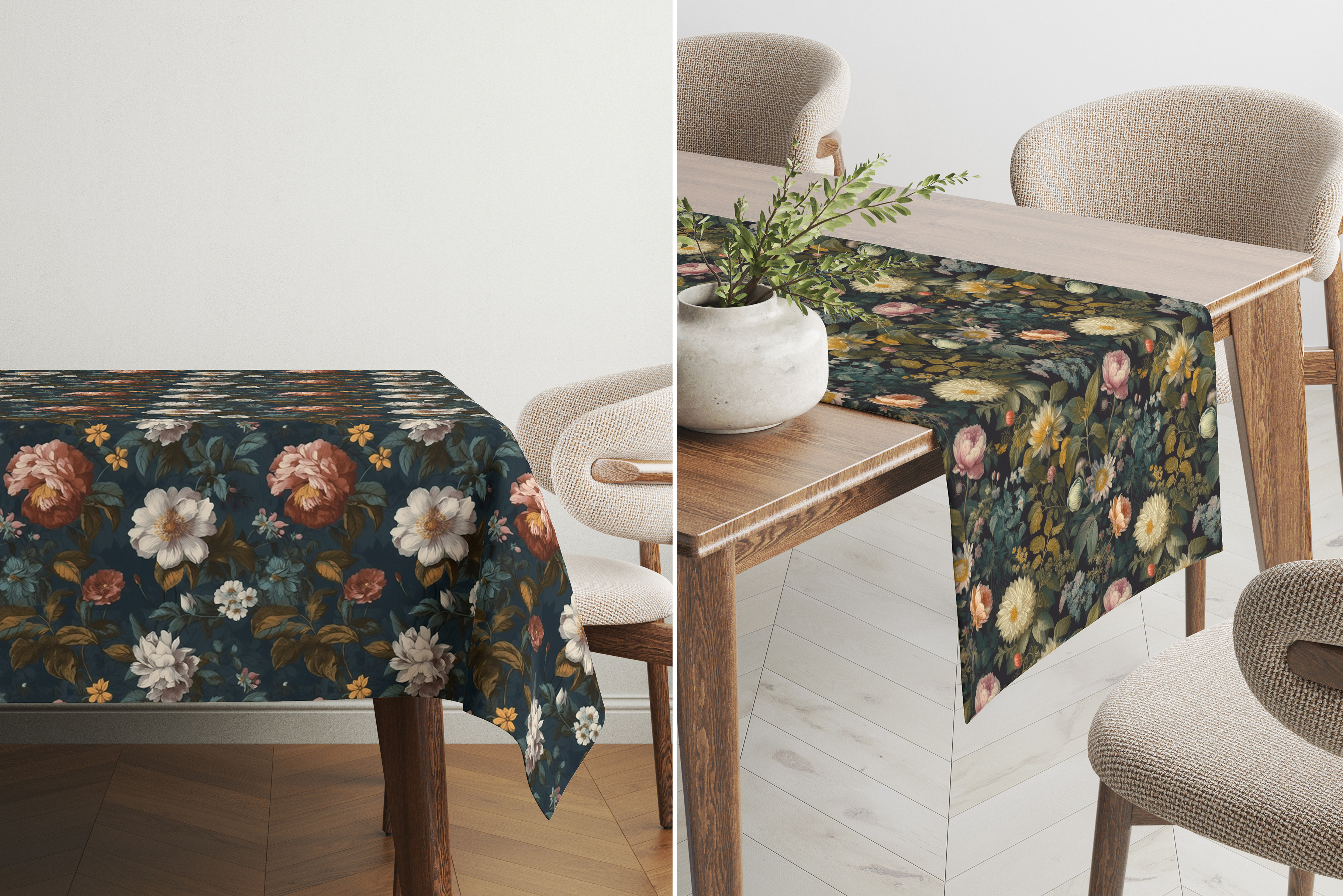 Dutch Dark Floral Patterns: A curated collection of 6 original dutch dark floral seamless patterns. - image 8
