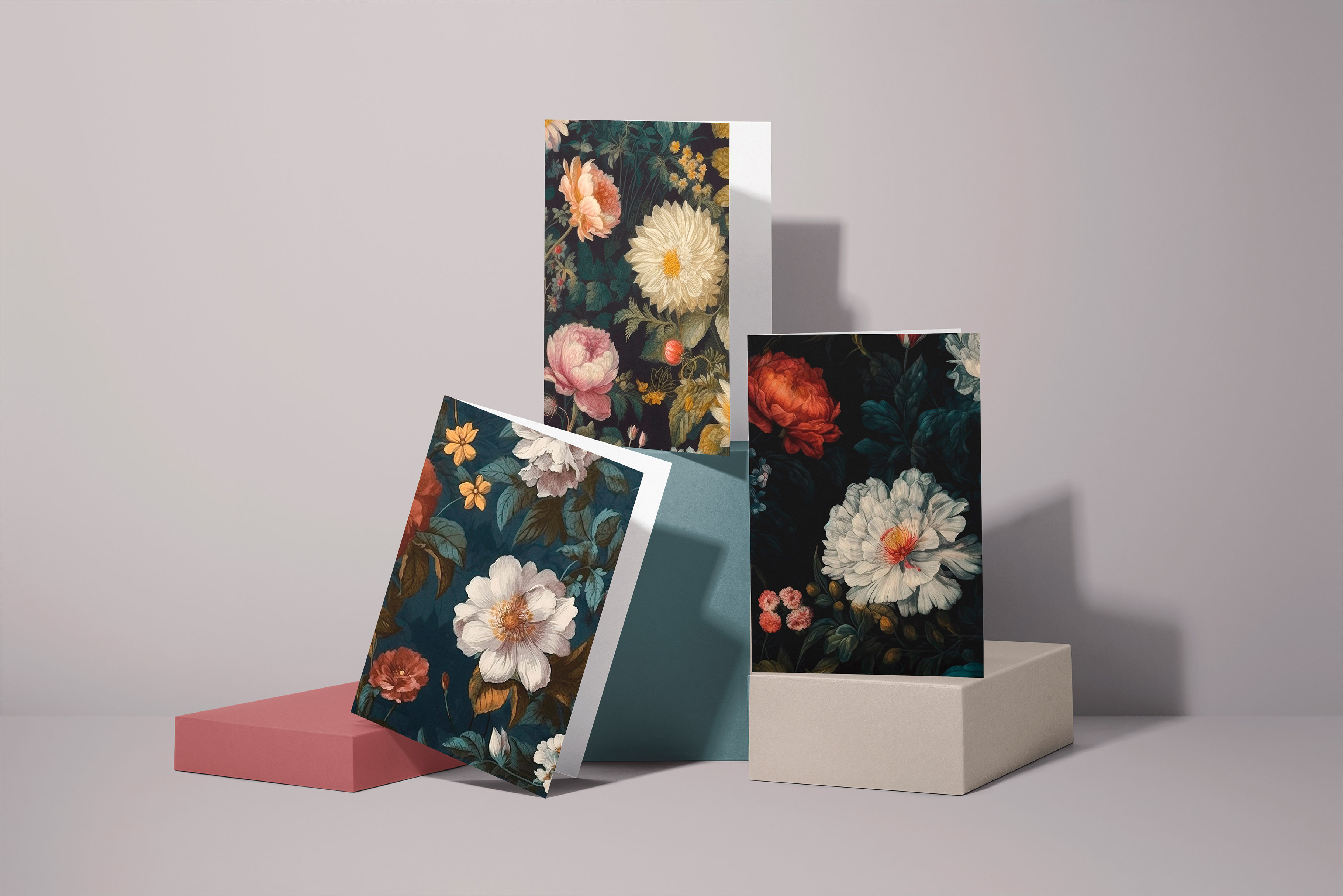 Dutch Dark Floral Patterns: A curated collection of 6 original dutch dark floral seamless patterns. - image 9