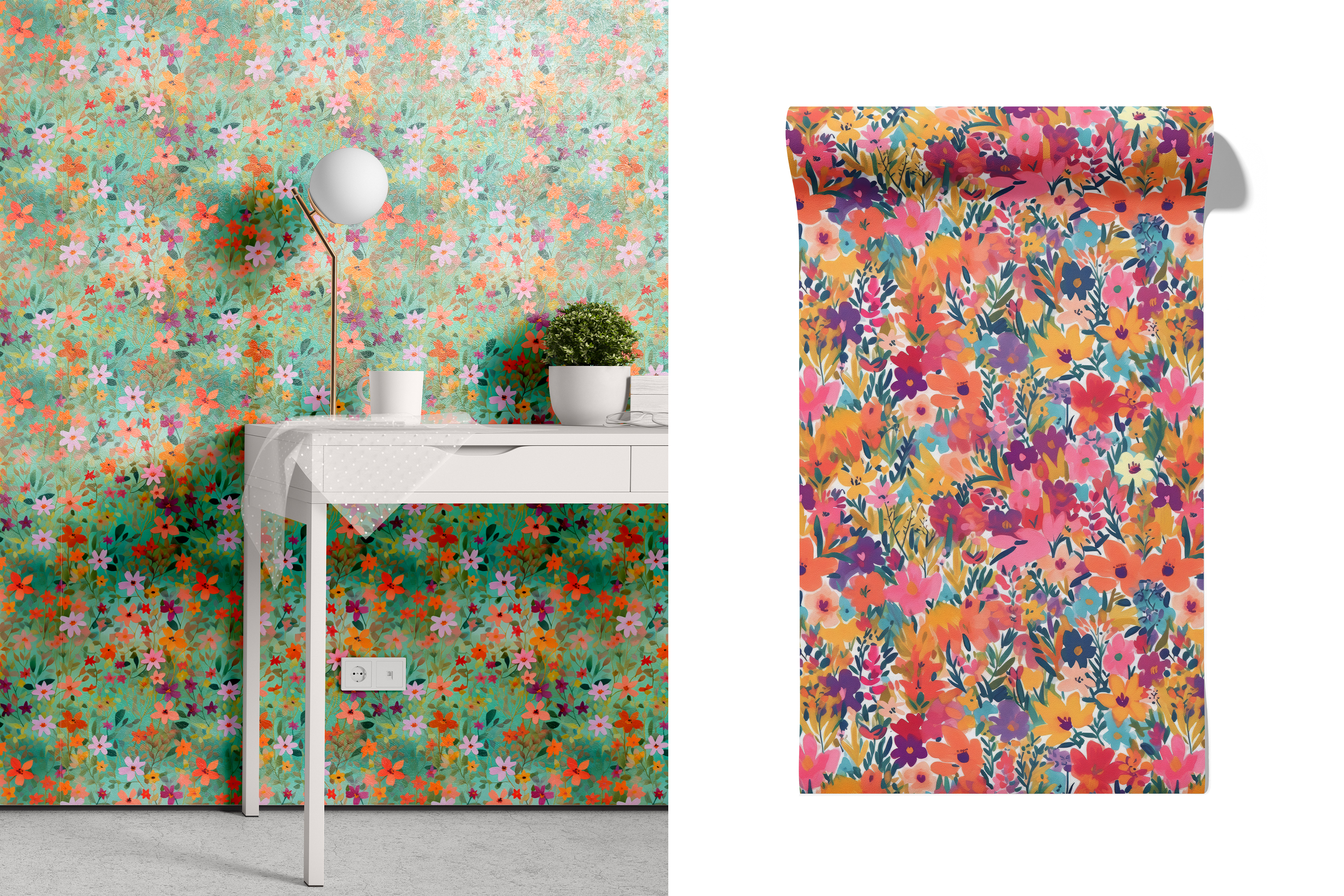 Fairy Ditsy Floral Patterns: A curated collection of 6 original fairy ditsy floral seamless patterns. - image 5