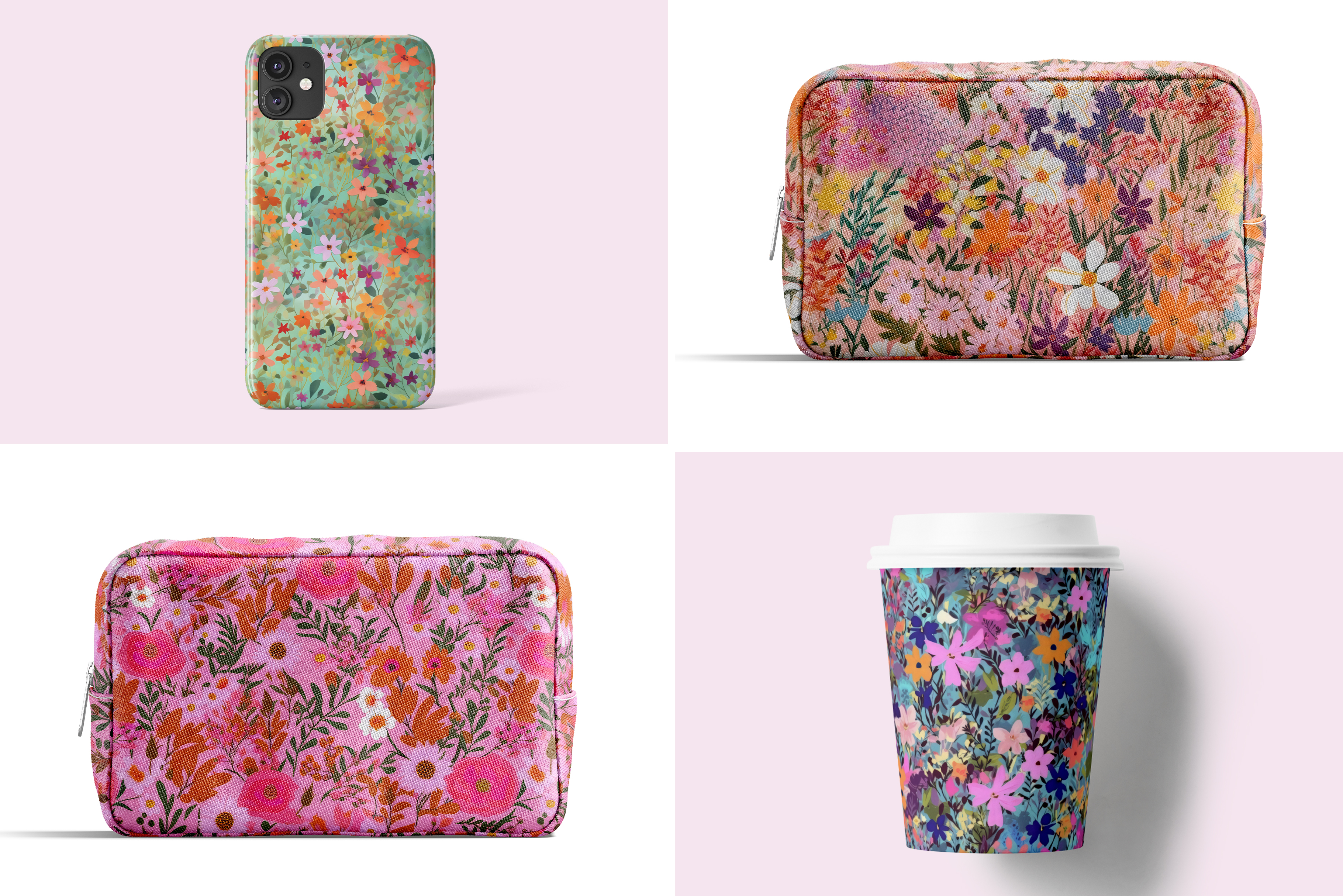 Fairy Ditsy Floral Patterns: A curated collection of 6 original fairy ditsy floral seamless patterns. - image 7
