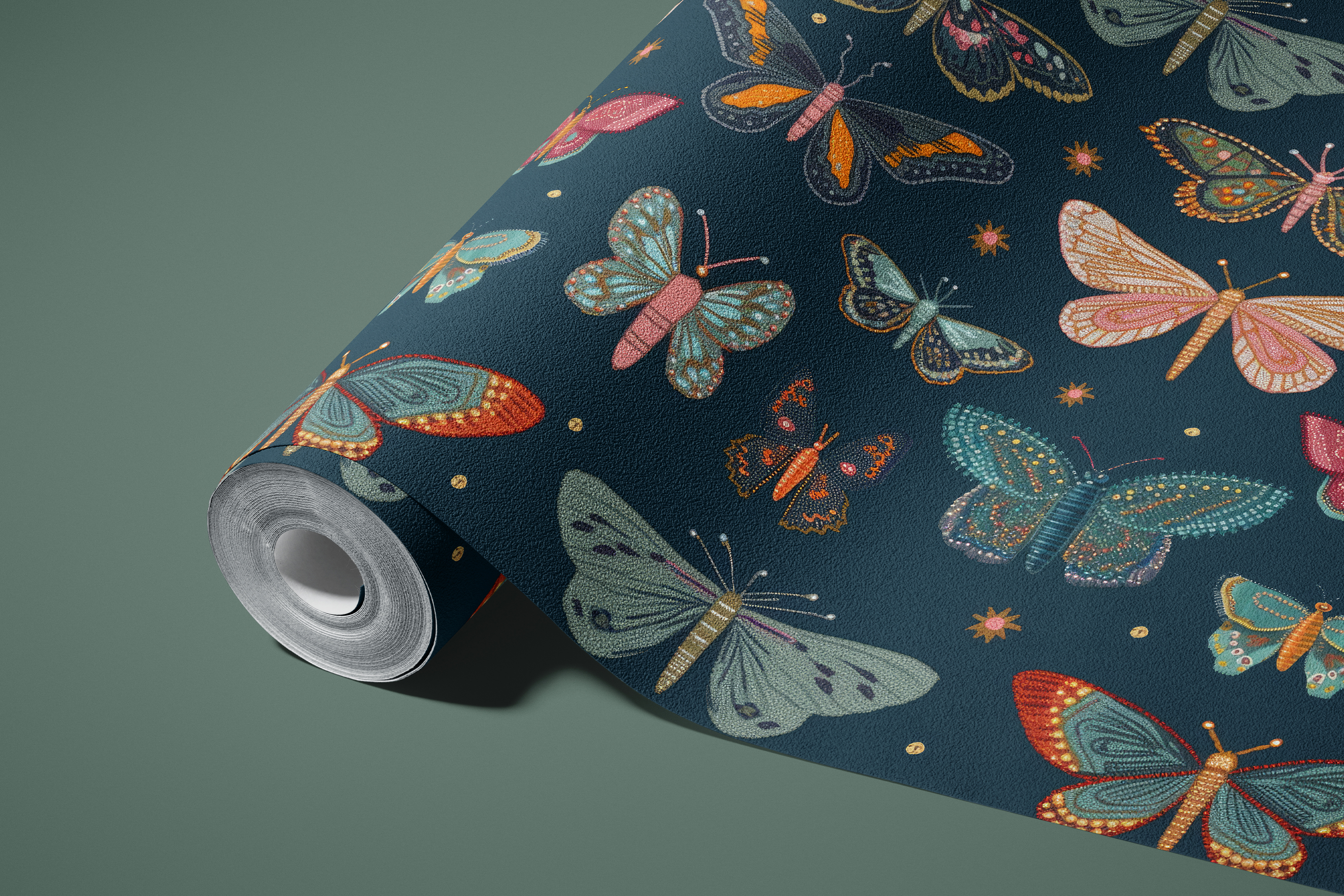 Butterfly Patterns: A curated collection of 6 original butterfly seamless patterns. - image 5