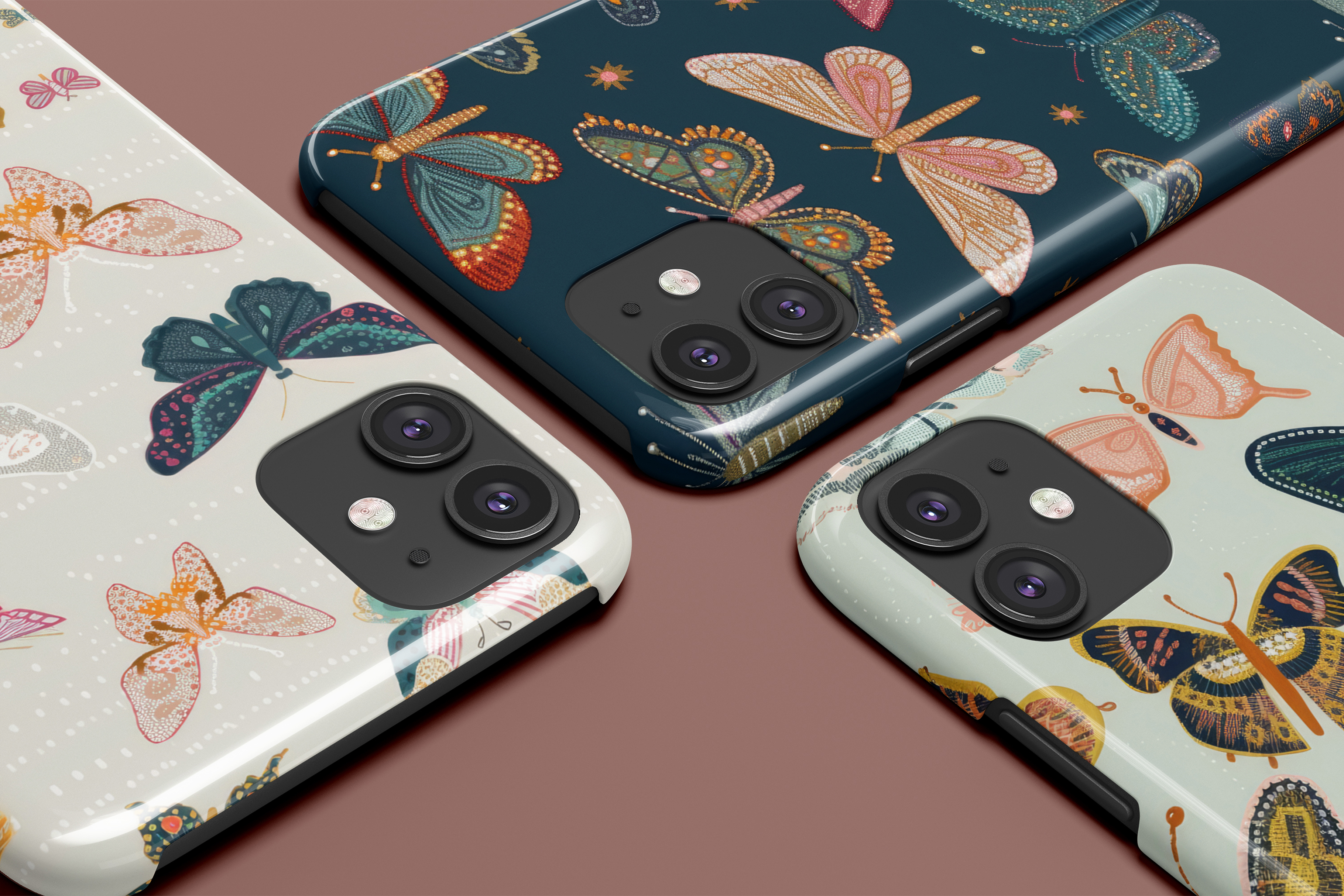 Butterfly Patterns: A curated collection of 6 original butterfly seamless patterns. - image 7