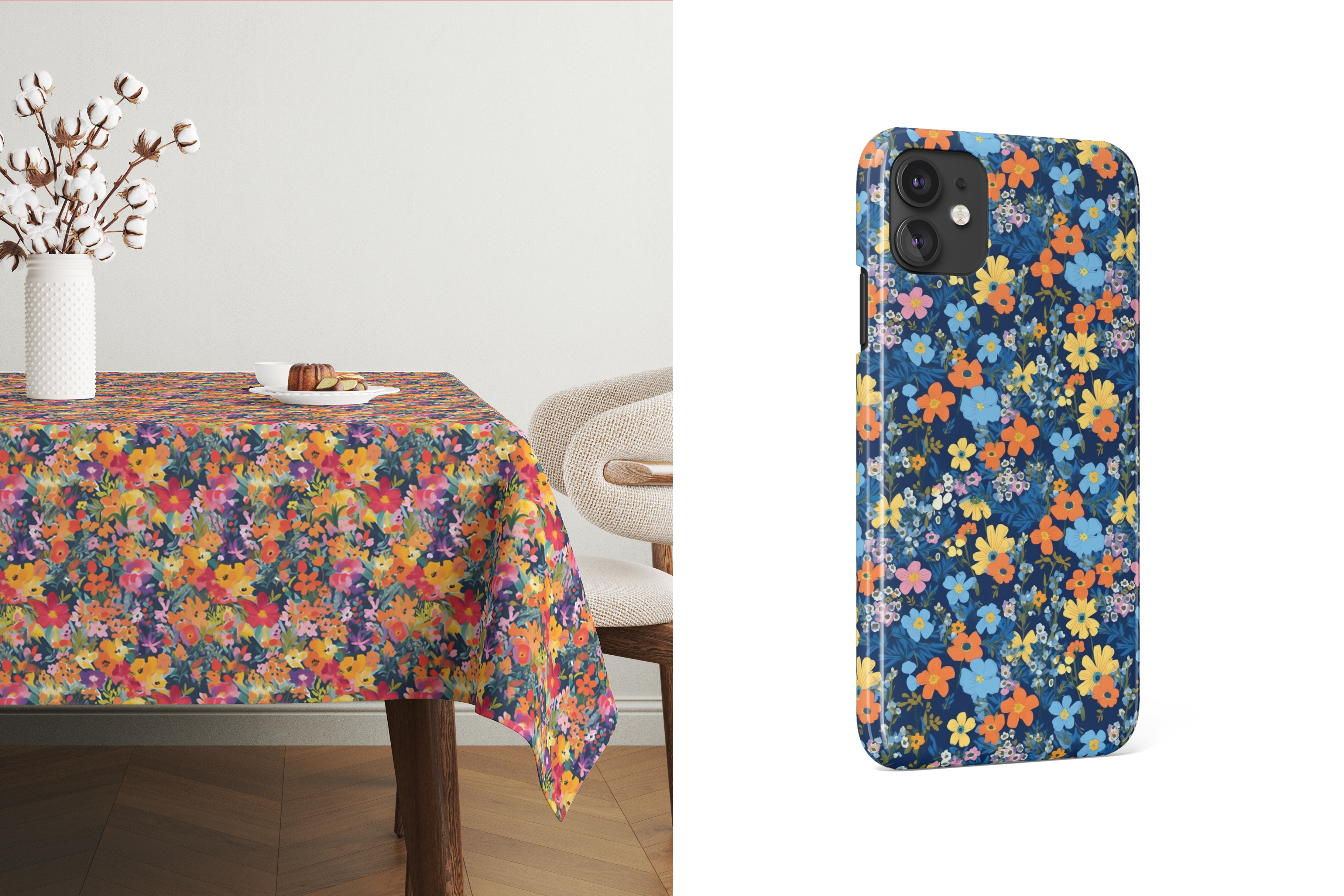 Whimsical Ditsy Floral Patterns: A curated collection of 6 original whimsical ditsy floral seamless patterns. - image 7