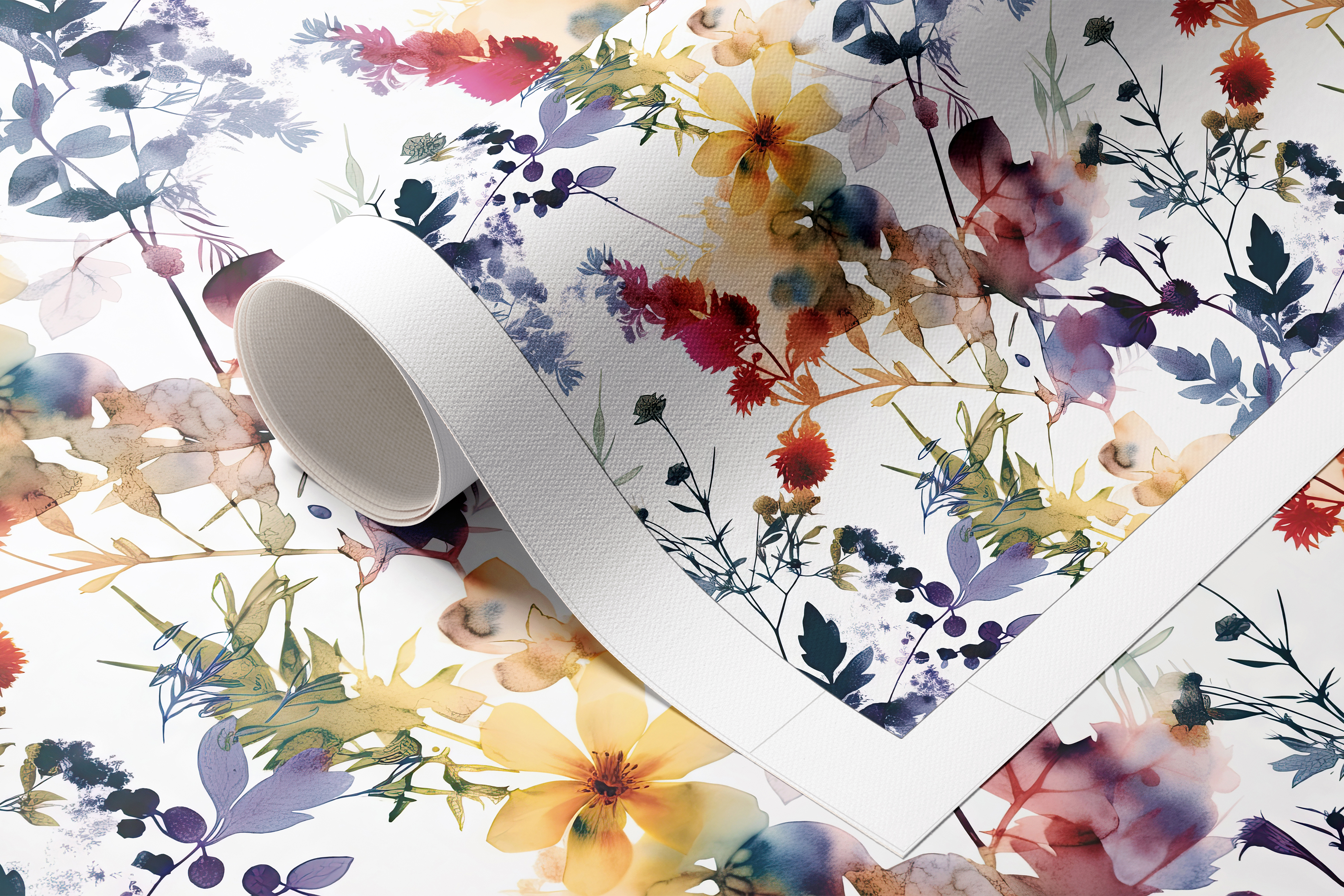 Ink Floral Patterns: A curated collection of 8 original ink floral seamless patterns. - image 10