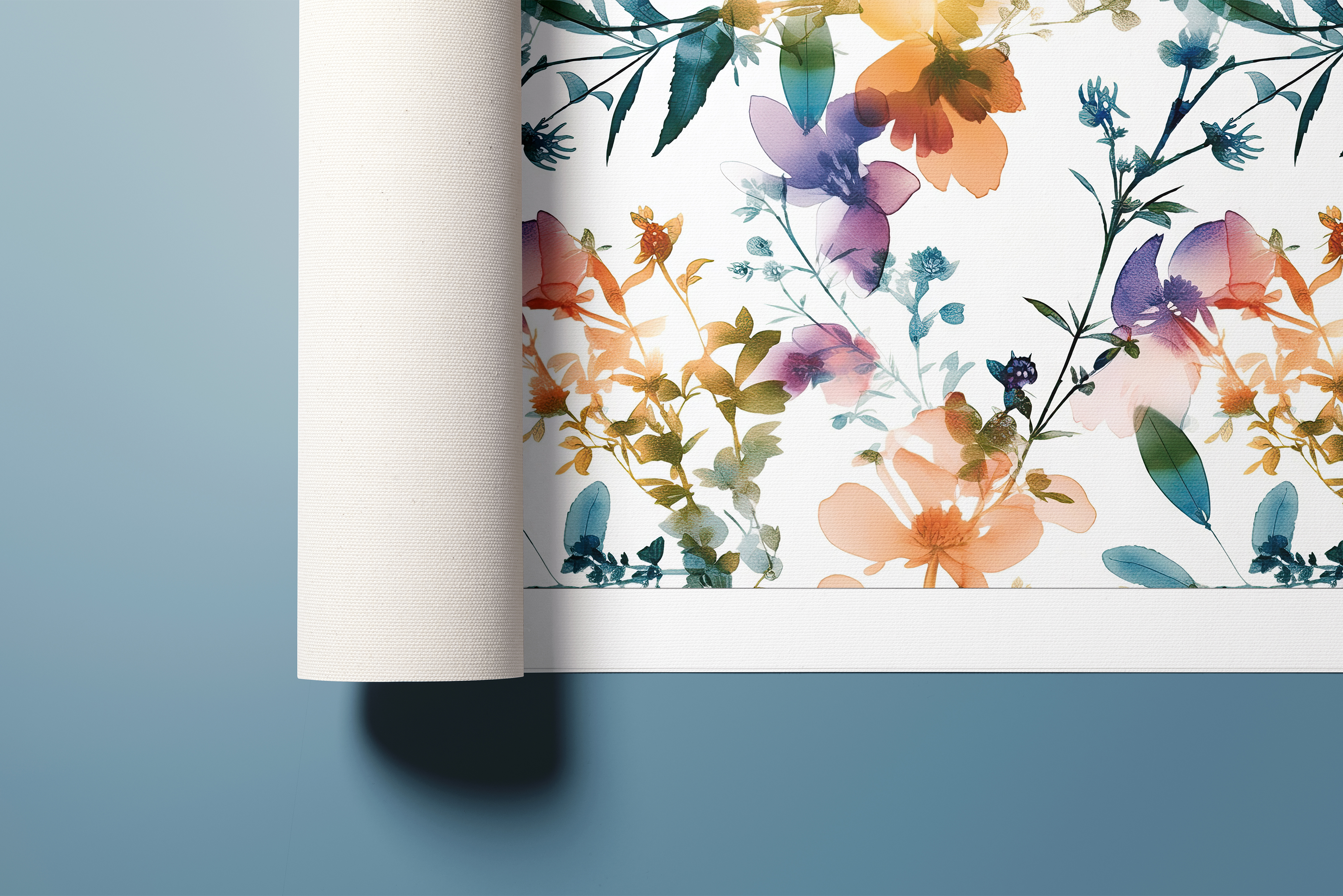 Ink Floral Patterns: A curated collection of 8 original ink floral seamless patterns. - image 6