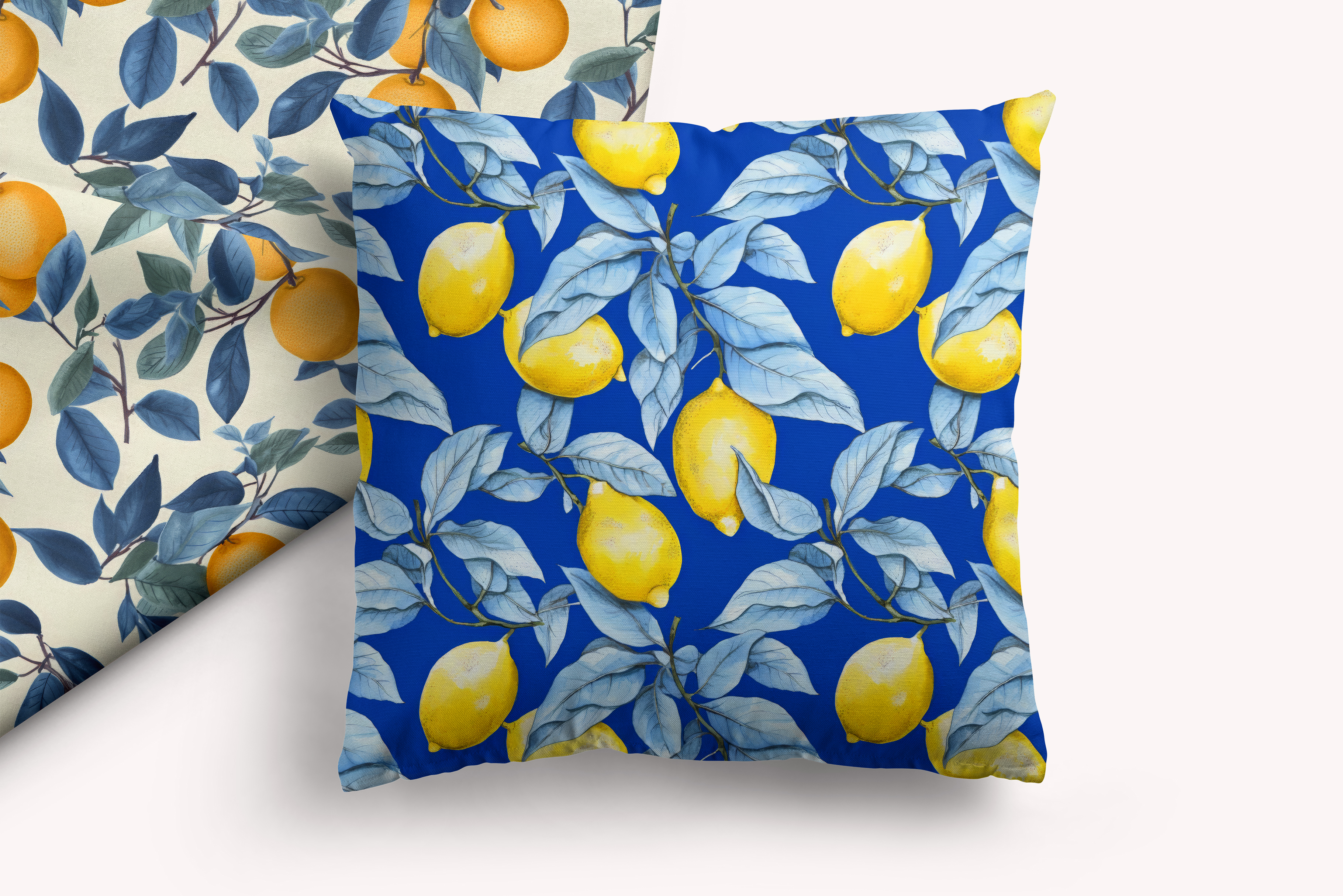 Lemons and Oranges Patterns: A curated collection of 8 original lemon and orange seamless patterns. - image 6