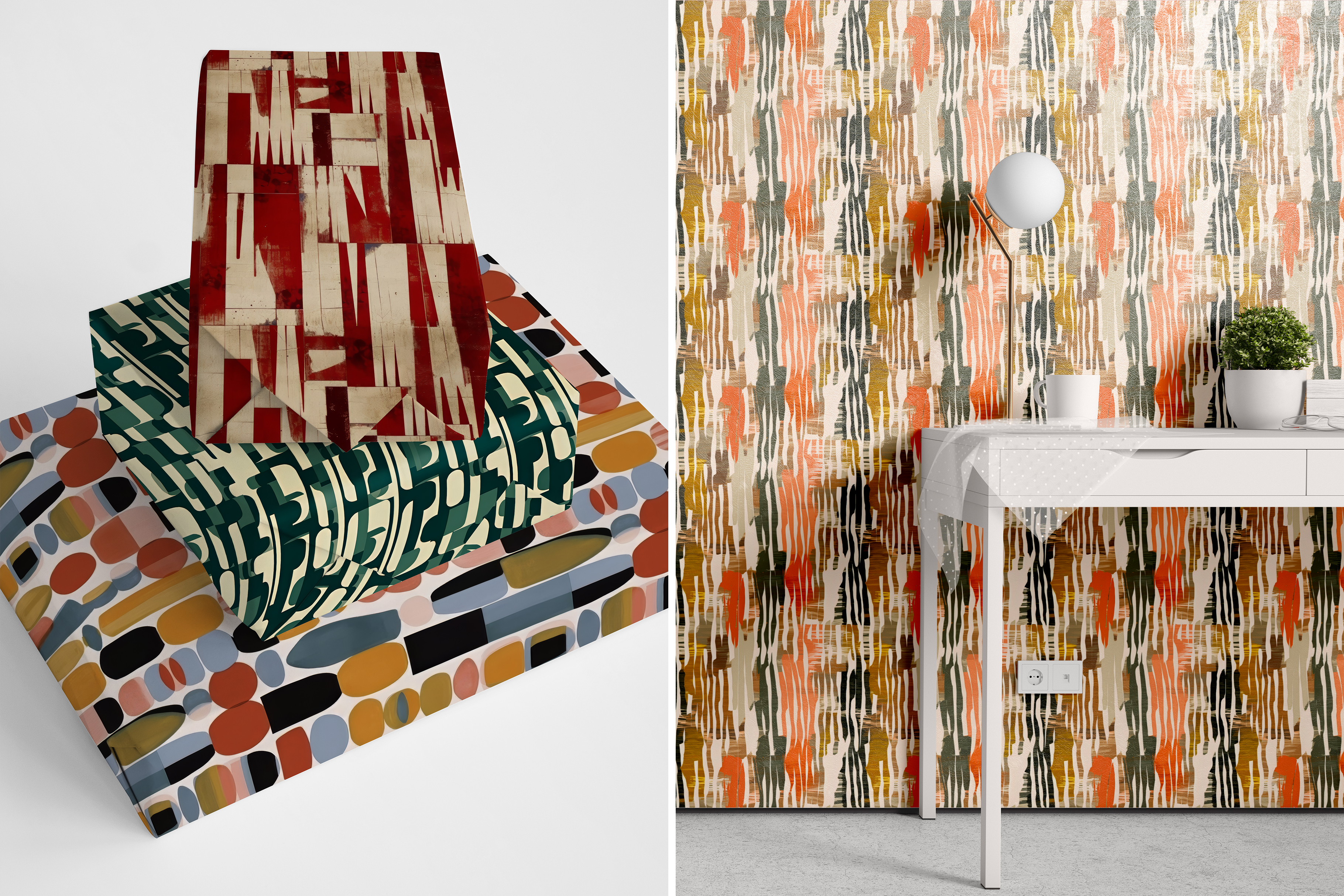 Abstract Patterns, part 4: A curated collection of 11 original abstract seamless patterns. - image 10