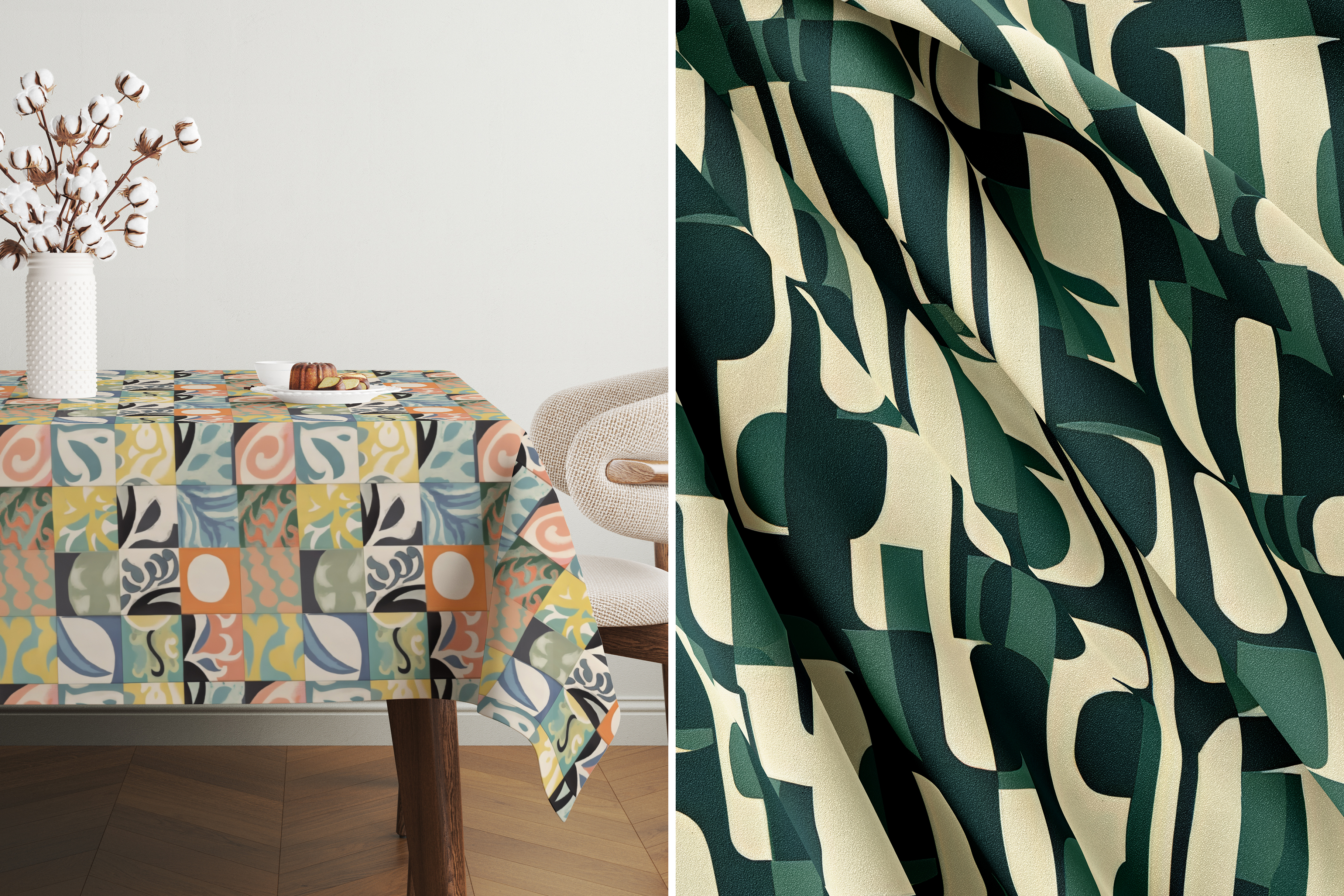 Abstract Patterns, part 4: A curated collection of 11 original abstract seamless patterns. - image 8