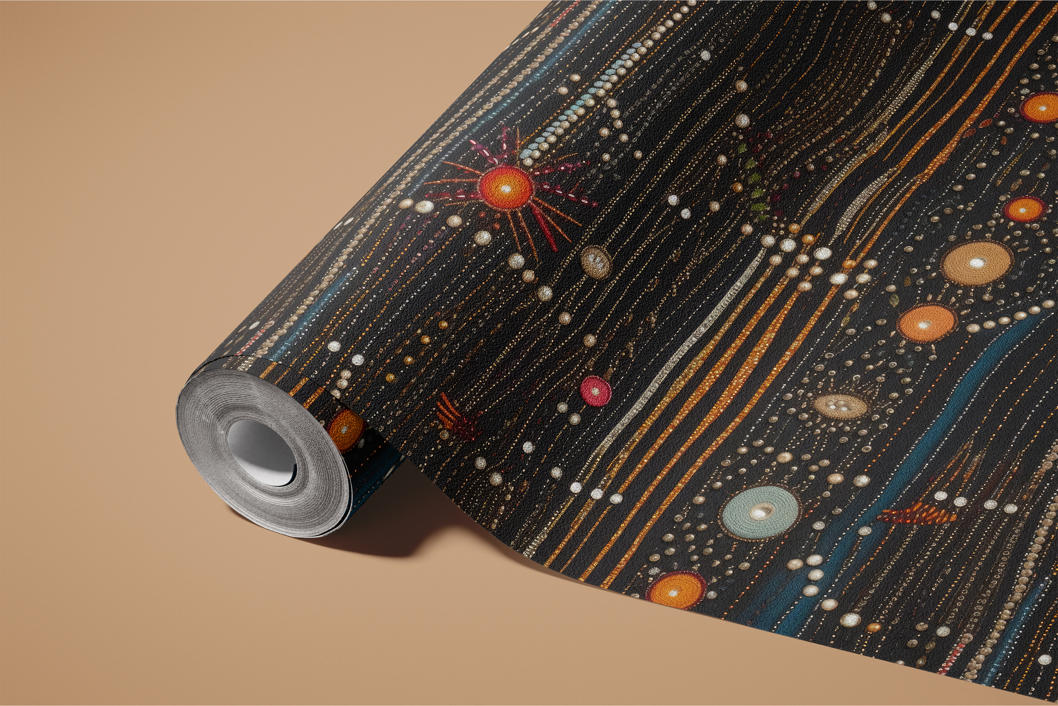 Celestial Beaded Patterns: A curated collection of 6 original beaded celestial seamless patterns. - image 9