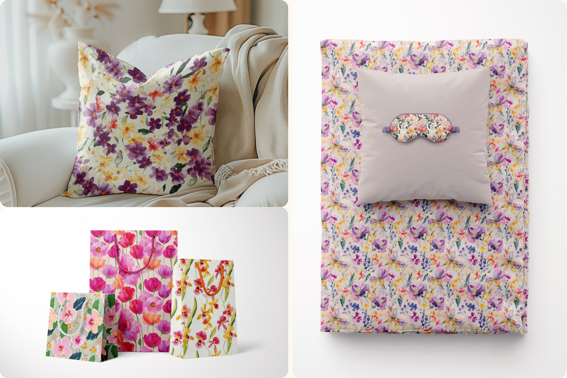 Maximalist Floral Patterns: A curated collection of 18 original maximalist floral seamless patterns. - image 10