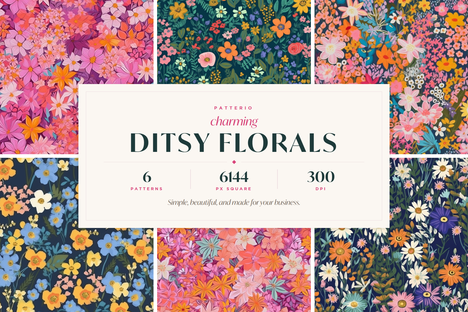 Charming Ditsy Floral Patterns