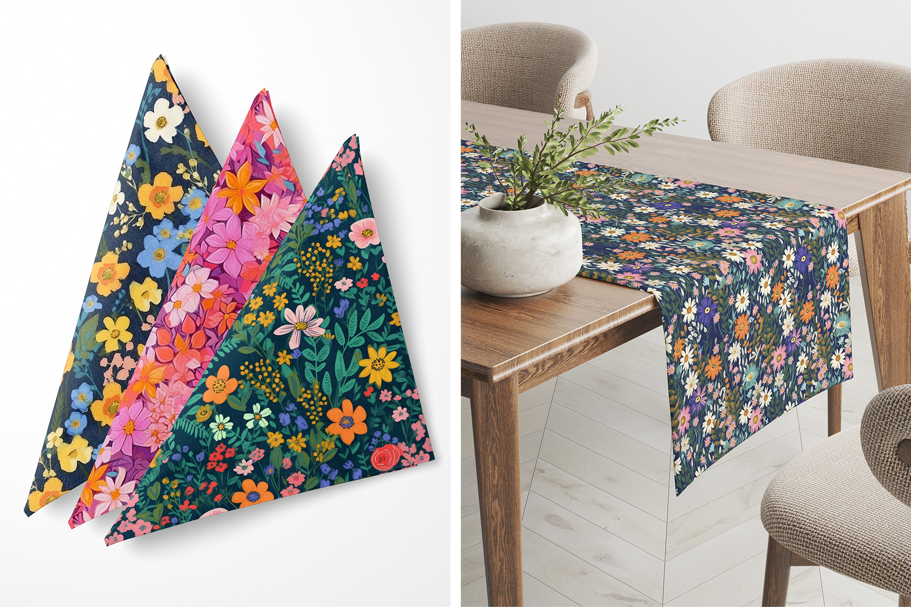Charming Ditsy Floral Patterns: A curated collection of 6 original ditsy floral seamless patterns. - image 9