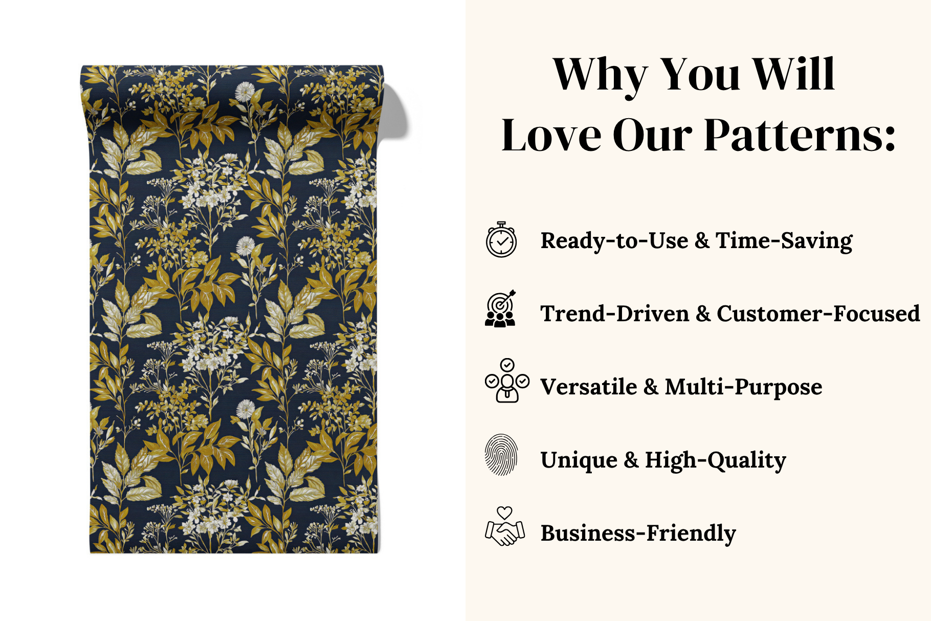 Elegant Vintage Floral Patterns: A curated collection of 40 original elegant vintage floral seamless patterns. - image 4