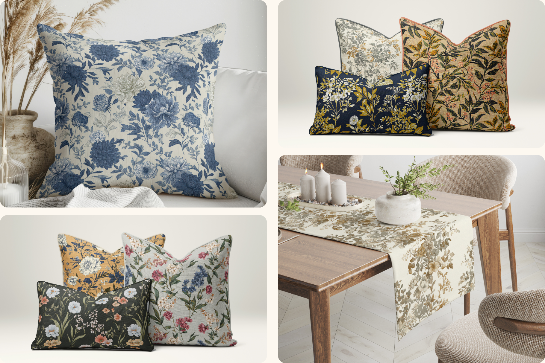 Elegant Vintage Floral Patterns: A curated collection of 40 original elegant vintage floral seamless patterns. - image 7
