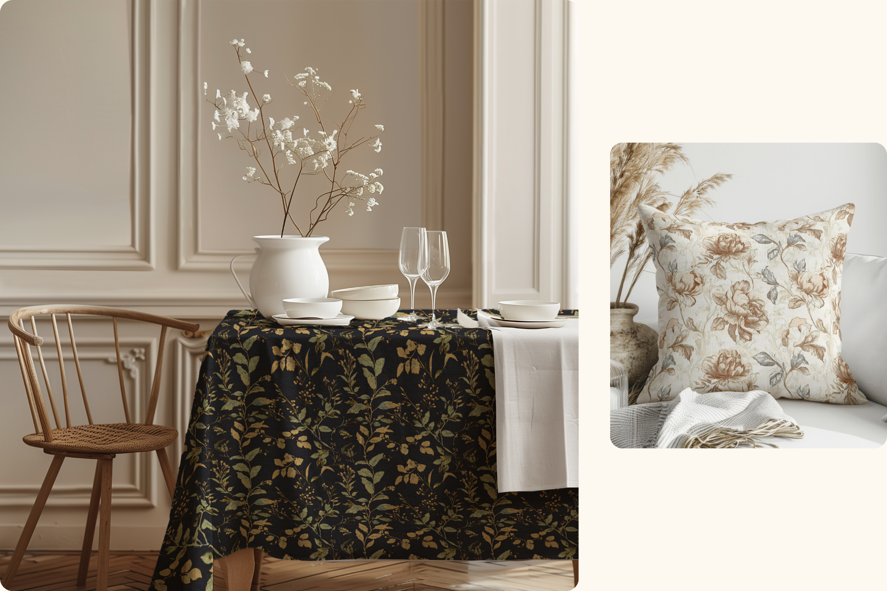 Elegant Vintage Floral Patterns: A curated collection of 40 original elegant vintage floral seamless patterns. - image 9