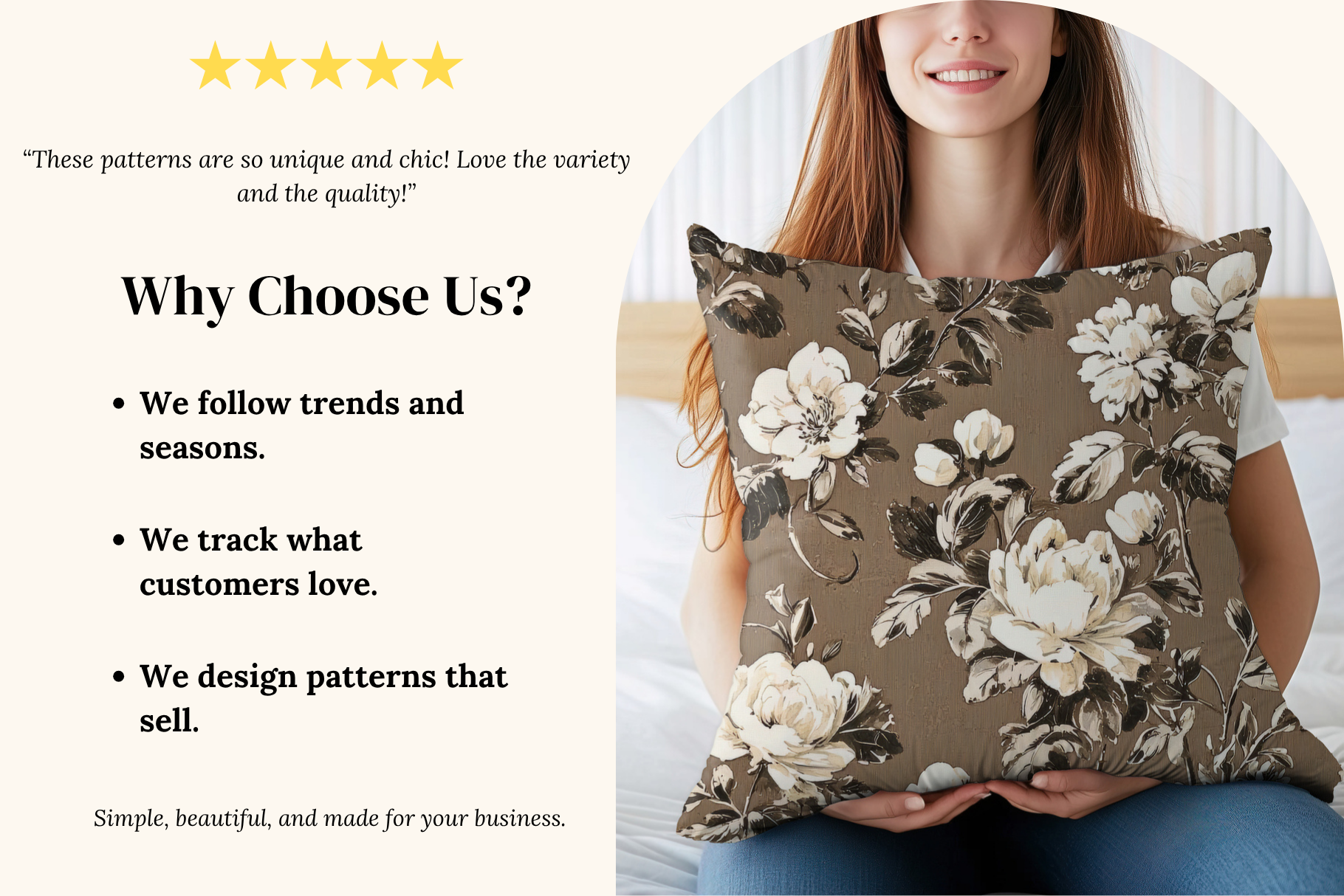 Vintage Beige Floral Patterns: A curated collection of 10 original vintage beige floral seamless patterns. - image 3