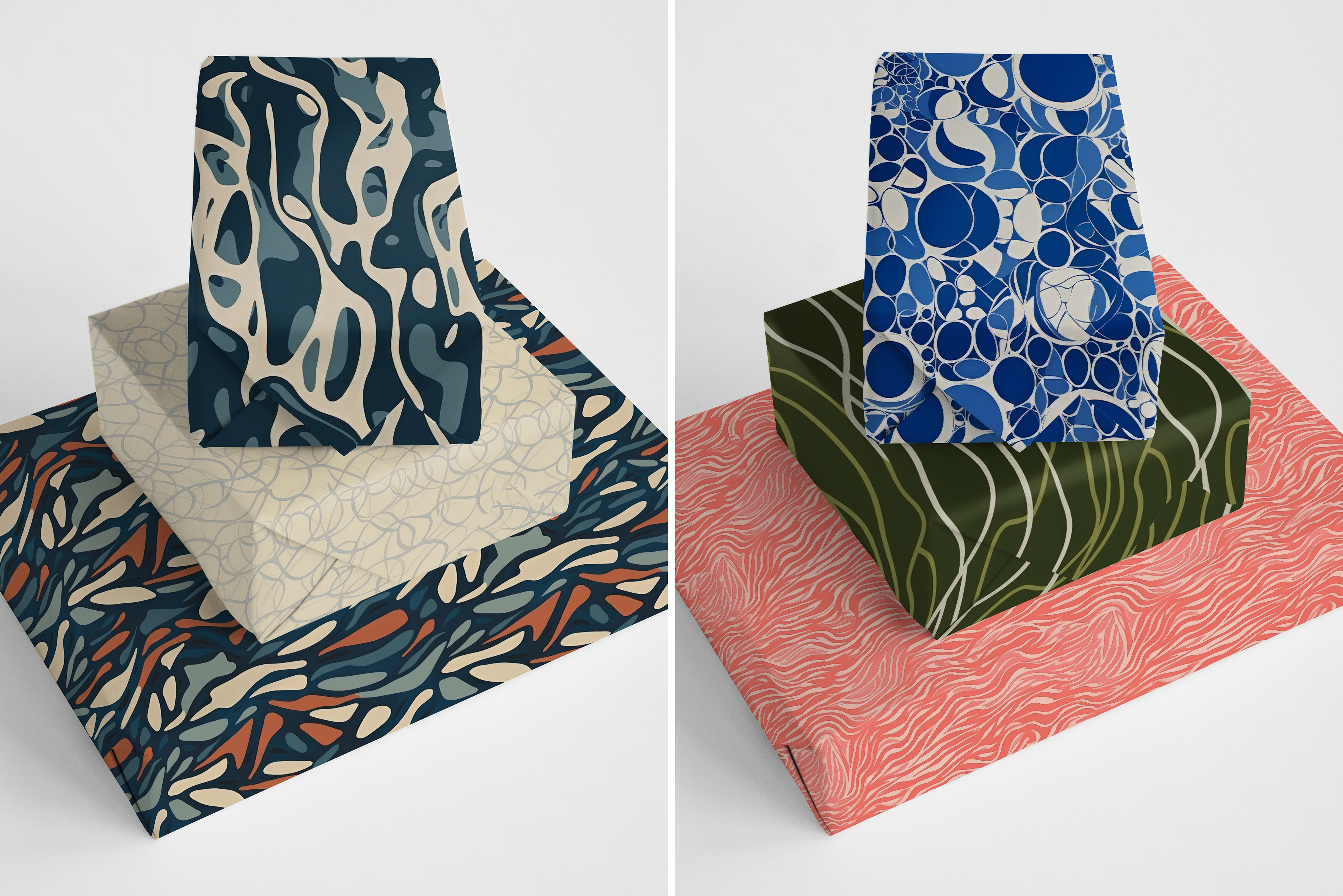 Abstract Patterns, part 1: A curated collection of 10 original abstract seamless patterns. - image 10