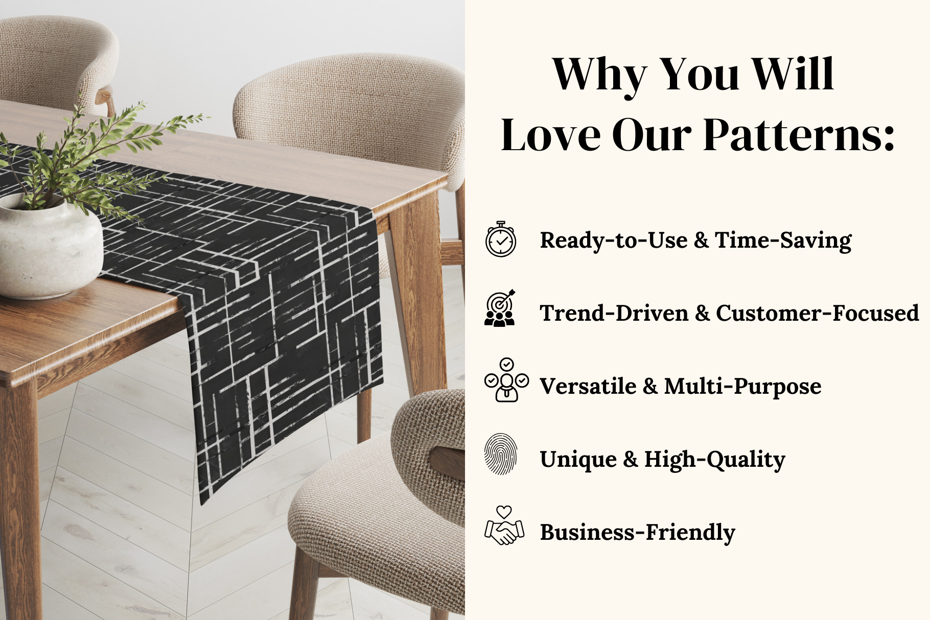 Abstract Patterns, part 1: A curated collection of 10 original abstract seamless patterns. - image 4