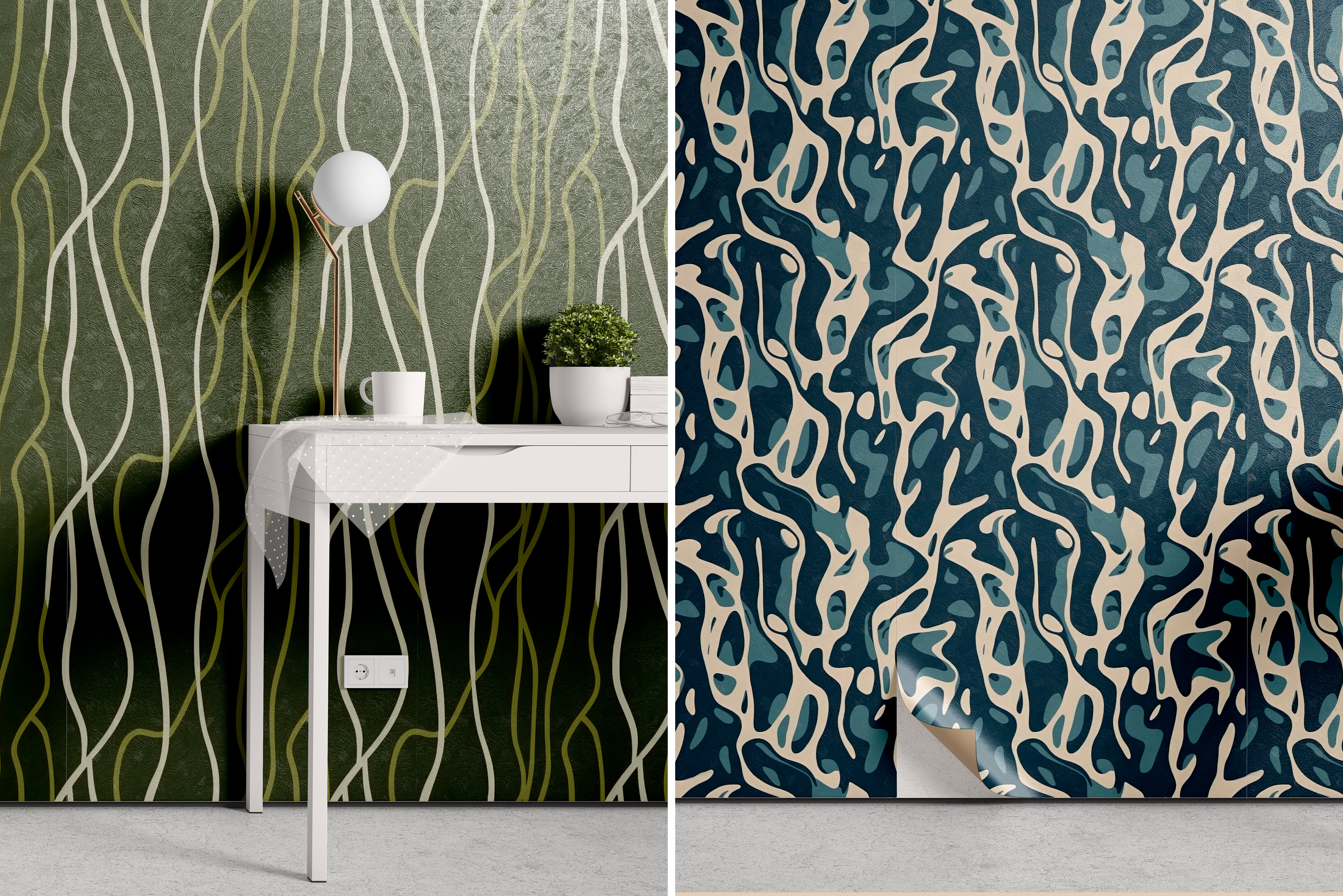 Abstract Patterns, part 1: A curated collection of 10 original abstract seamless patterns. - image 5