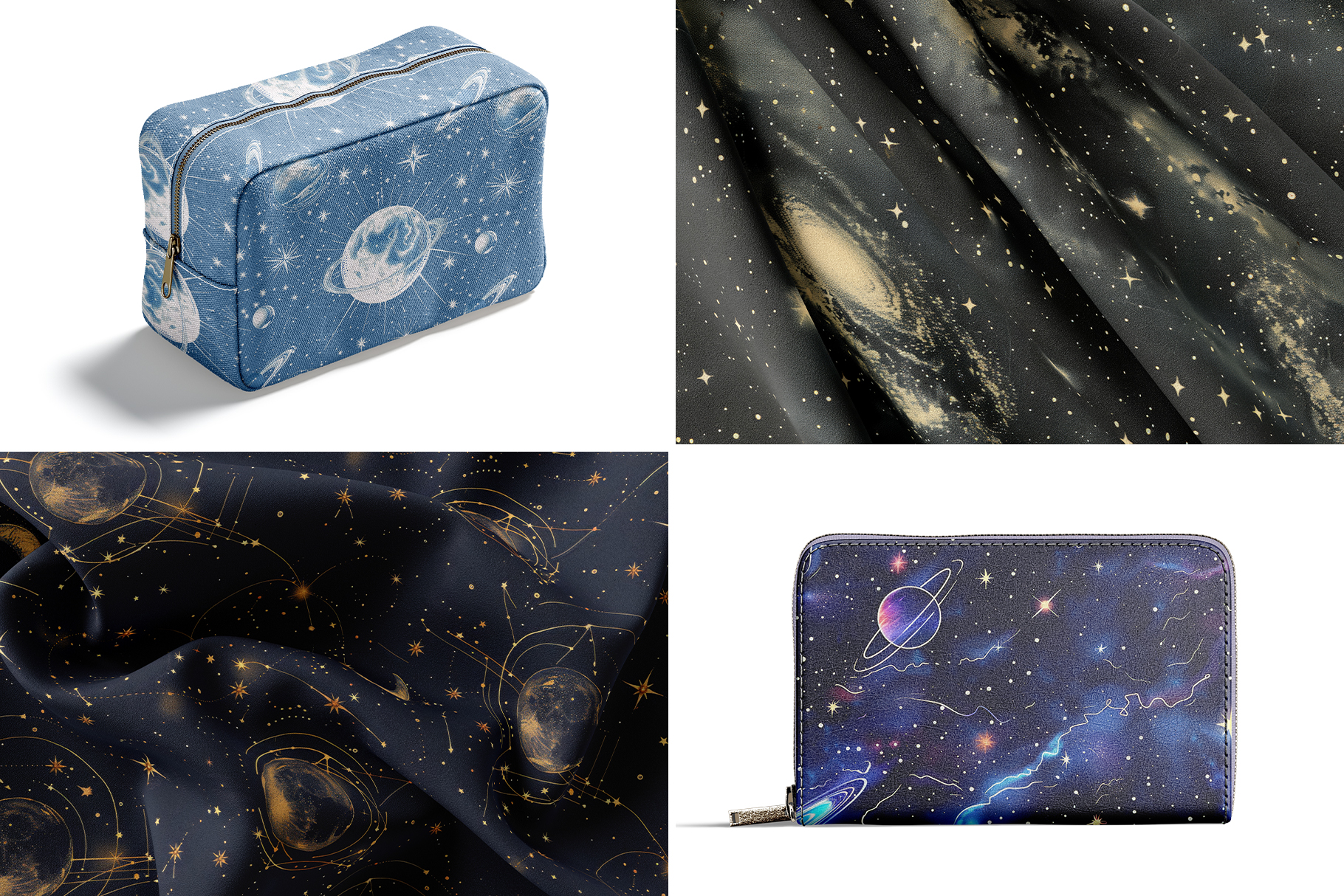 Astronomy Patterns & Prints: A curated collection of 10 original astronomy seamless patterns and 3 art prints. - image 6