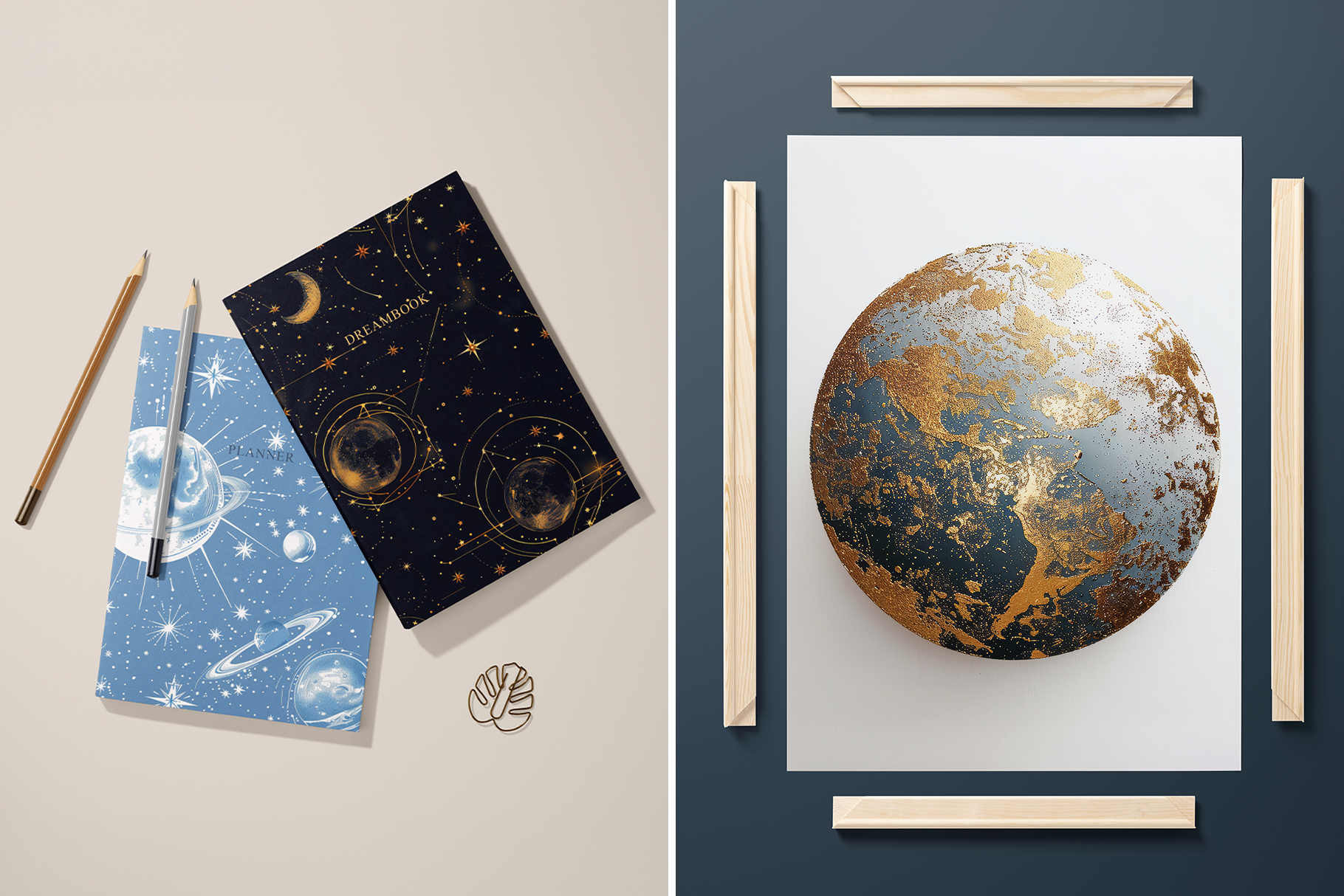 Astronomy Patterns & Prints: A curated collection of 10 original astronomy seamless patterns and 3 art prints. - image 9