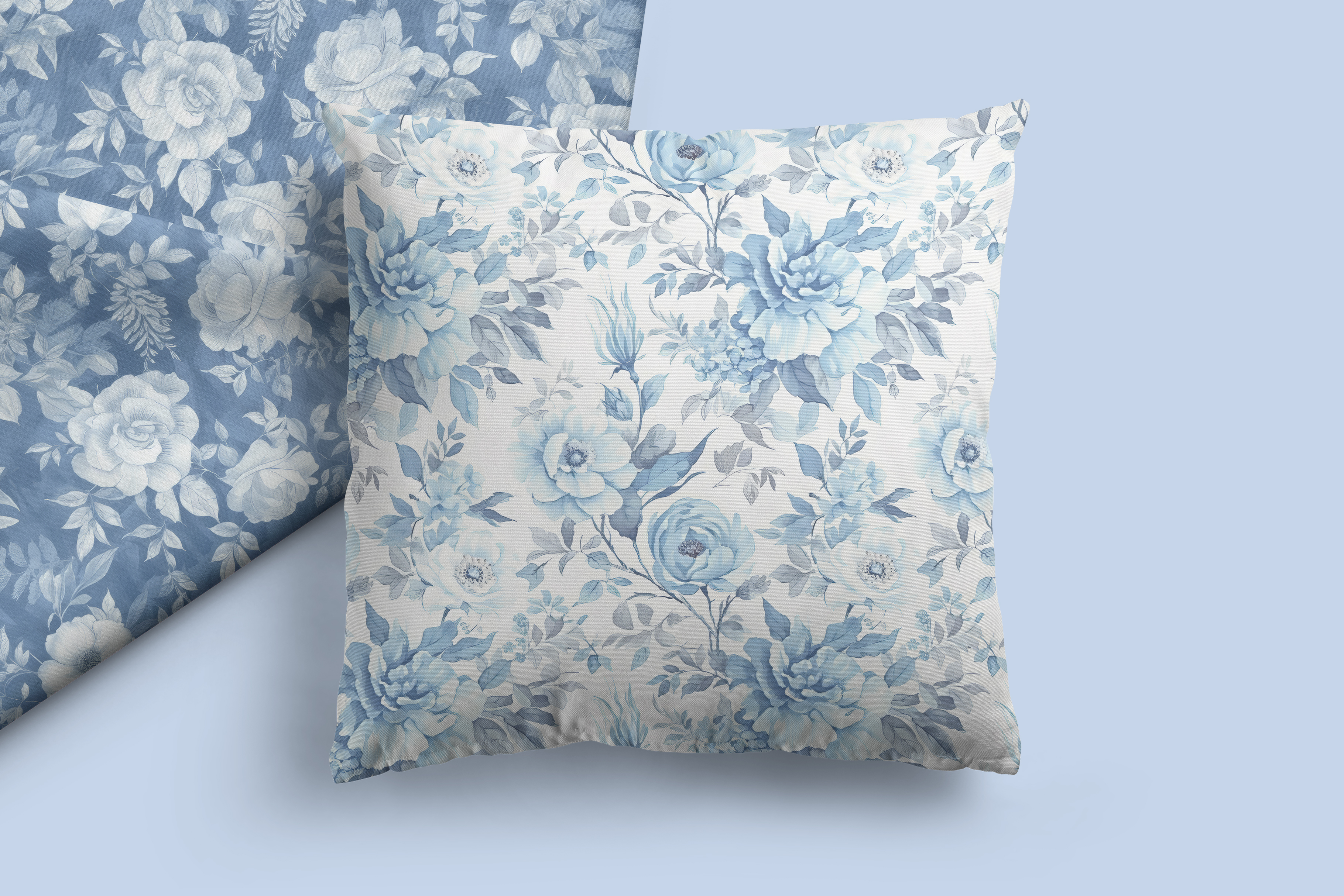 Vintage French Toile Floral Patterns: A curated collection of 5 original vintage French toile floral seamless patterns. - image 10