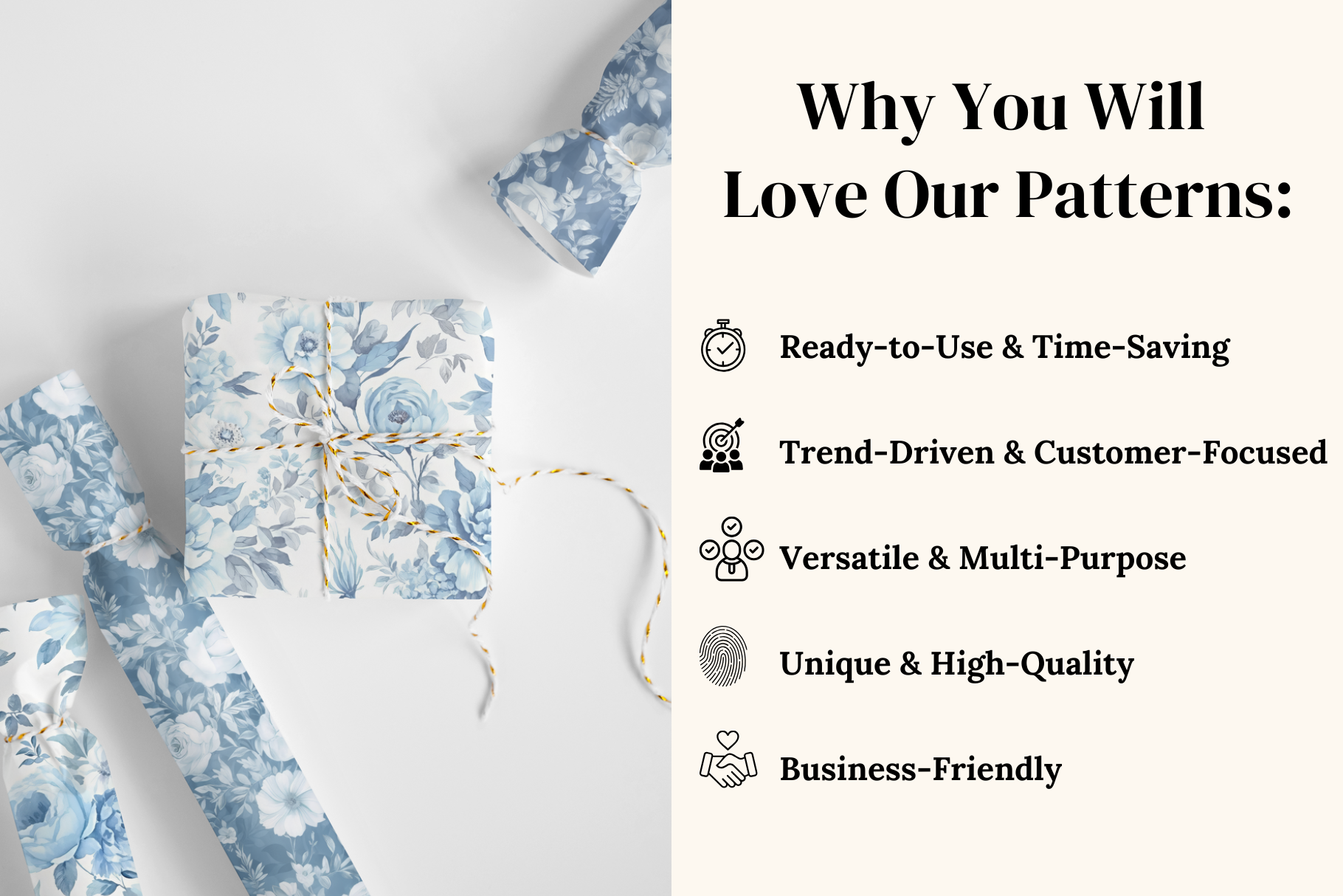 Vintage French Toile Floral Patterns: A curated collection of 5 original vintage French toile floral seamless patterns. - image 4