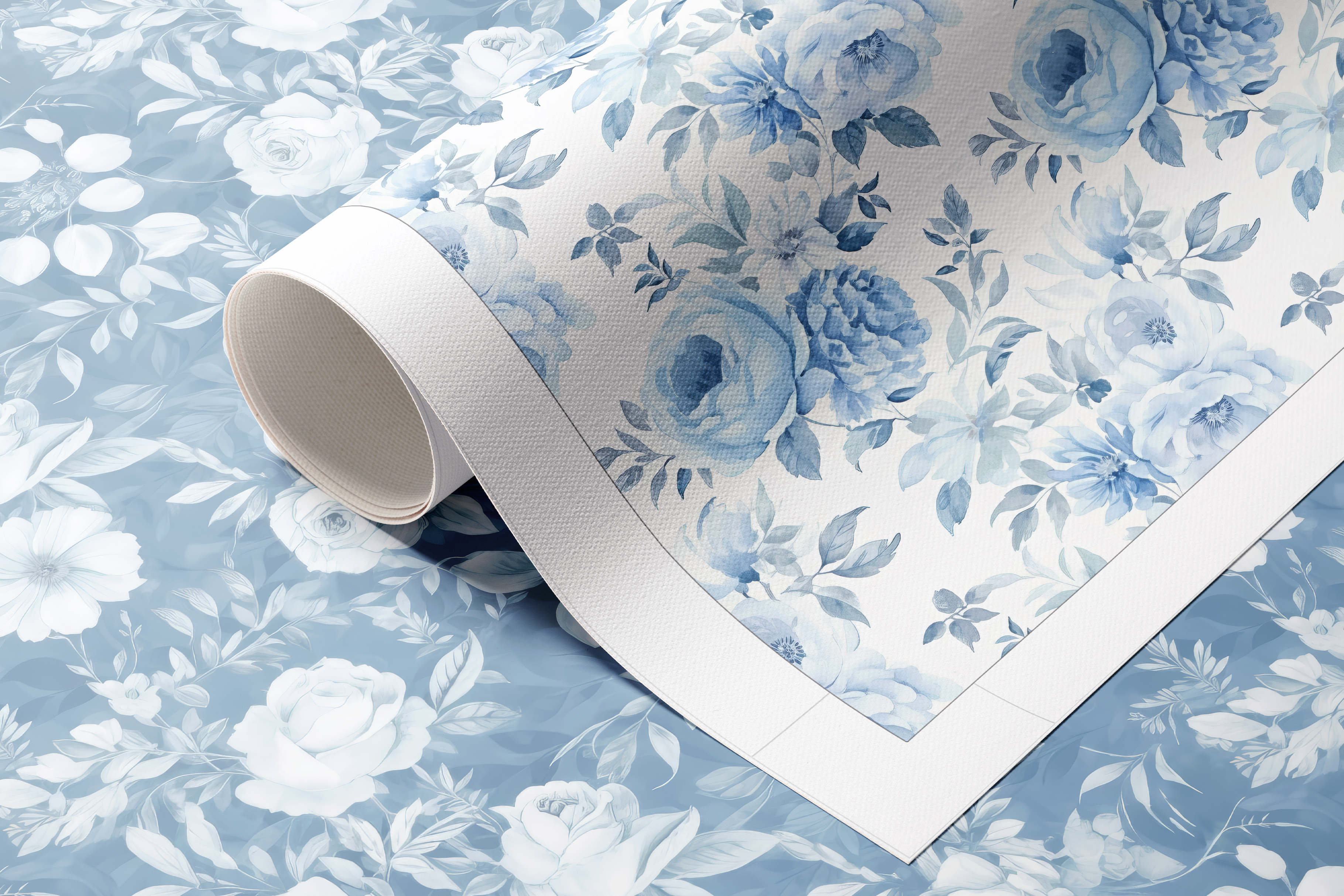Vintage French Toile Floral Patterns: A curated collection of 5 original vintage French toile floral seamless patterns. - image 7