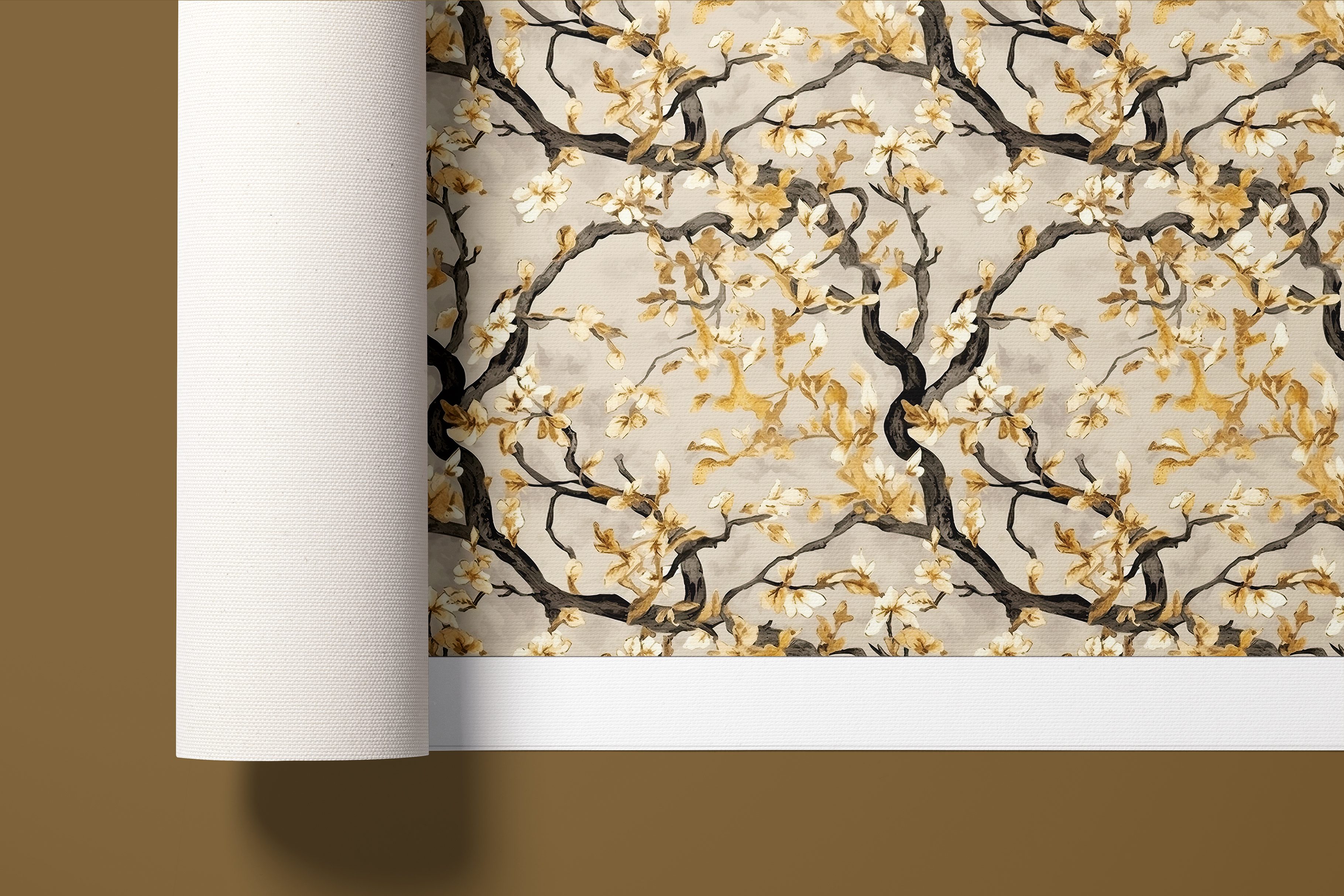 Almond Blossom Patterns: A curated collection of 7 original almond blossom seamless patterns. - image 9