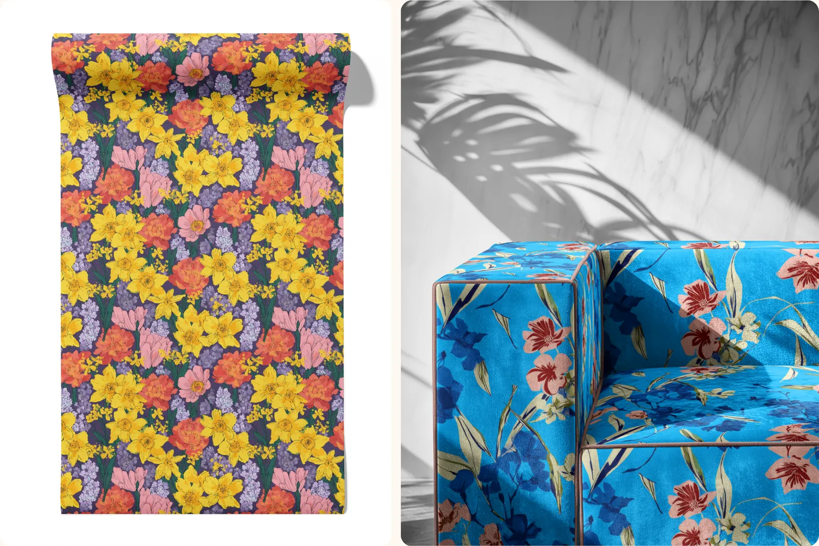 Vintage Botanical Set "Aurora": A curated collection of 30 original vintage botanical seamless patterns. - 16